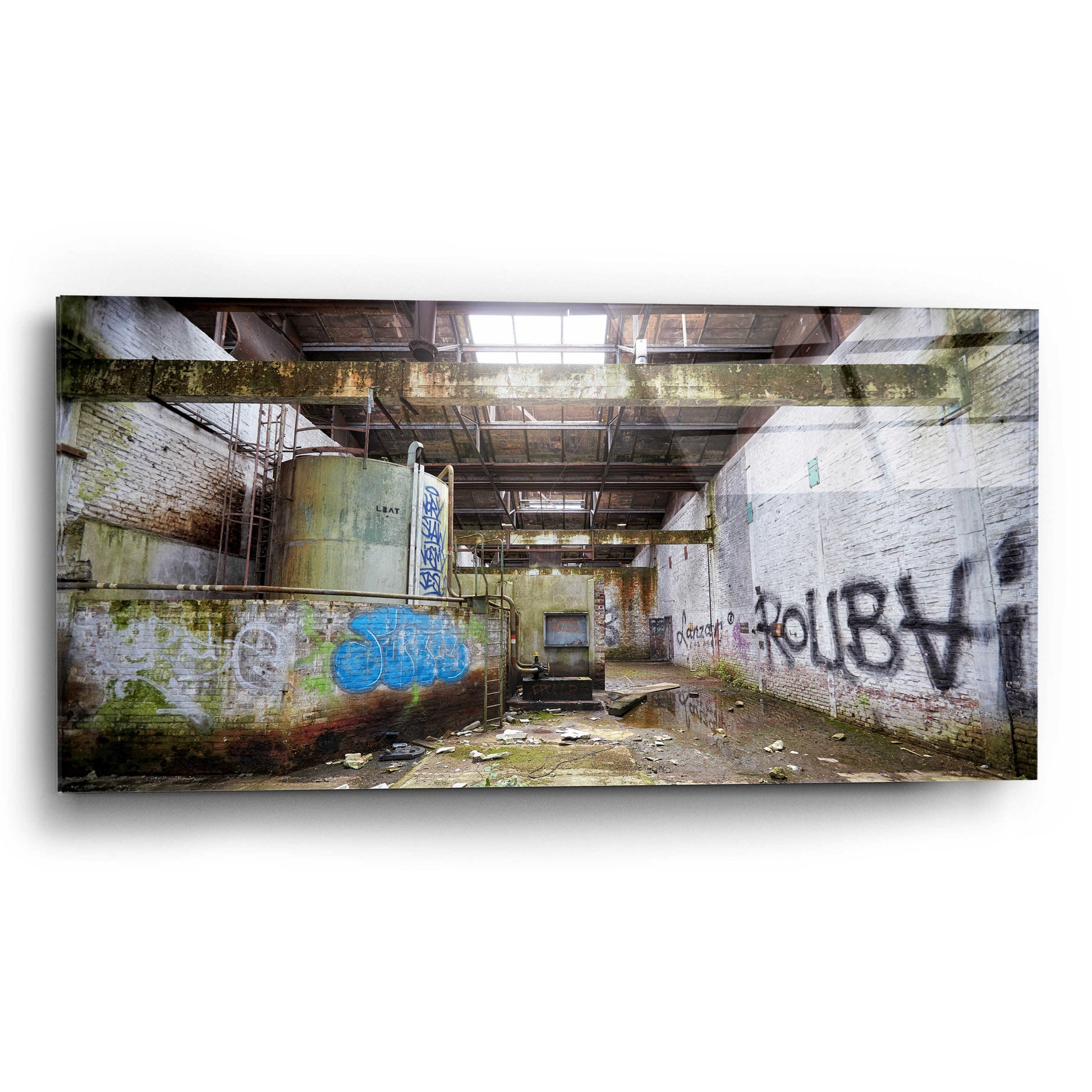 Epic Art 'Roubaix Urbex' by Sebastien Lory, Acrylic Glass Wall Art,24x12