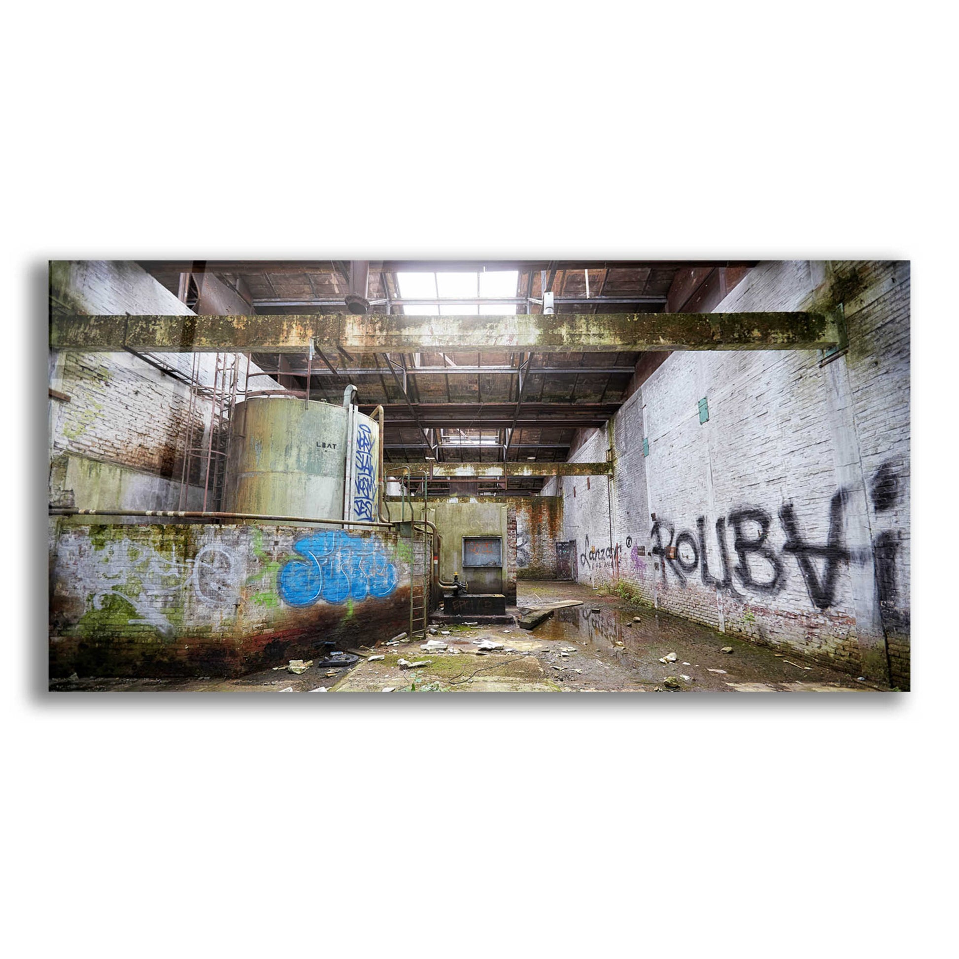 Epic Art 'Roubaix Urbex' by Sebastien Lory, Acrylic Glass Wall Art,24x12