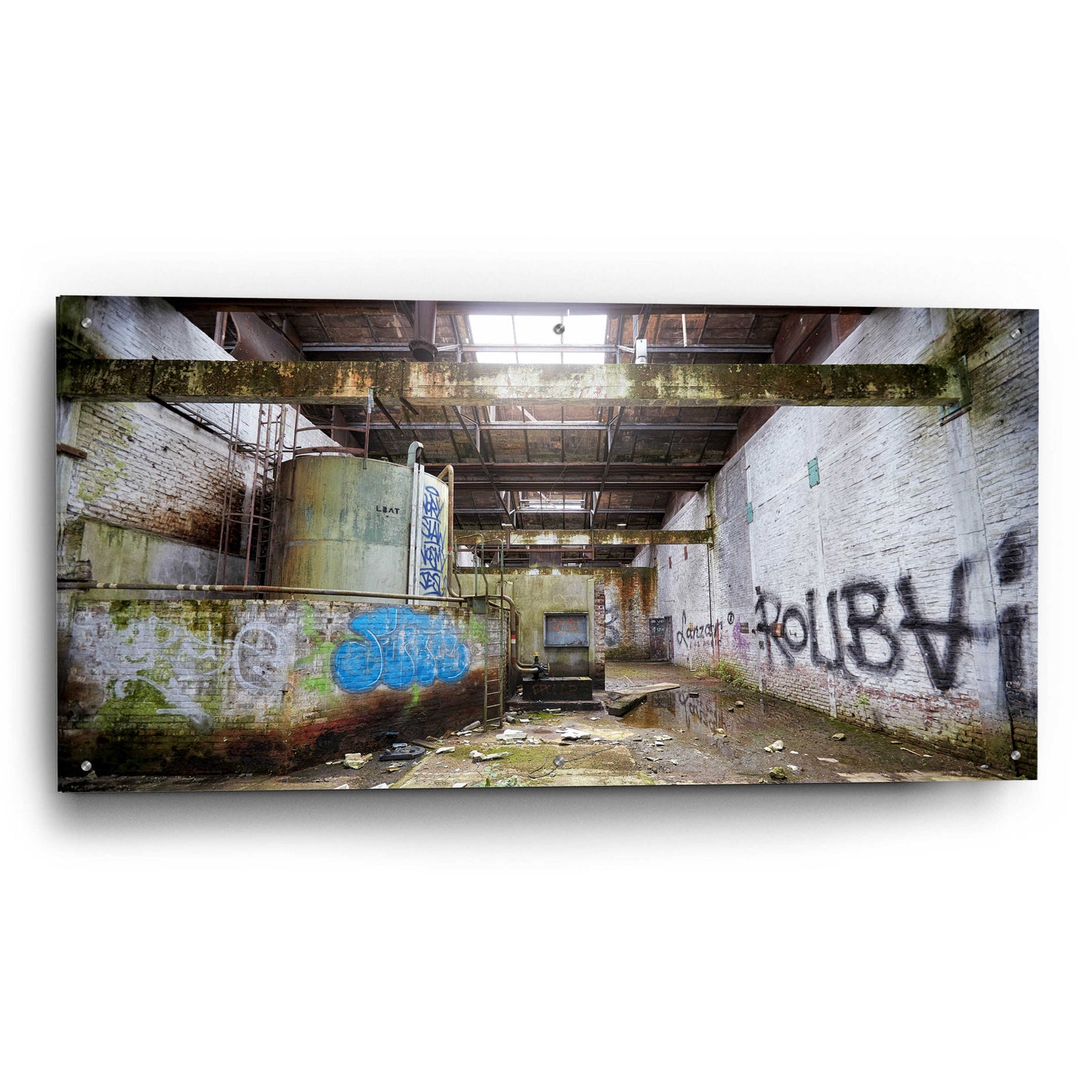 Epic Art 'Roubaix Urbex' by Sebastien Lory, Acrylic Glass Wall Art,48x24