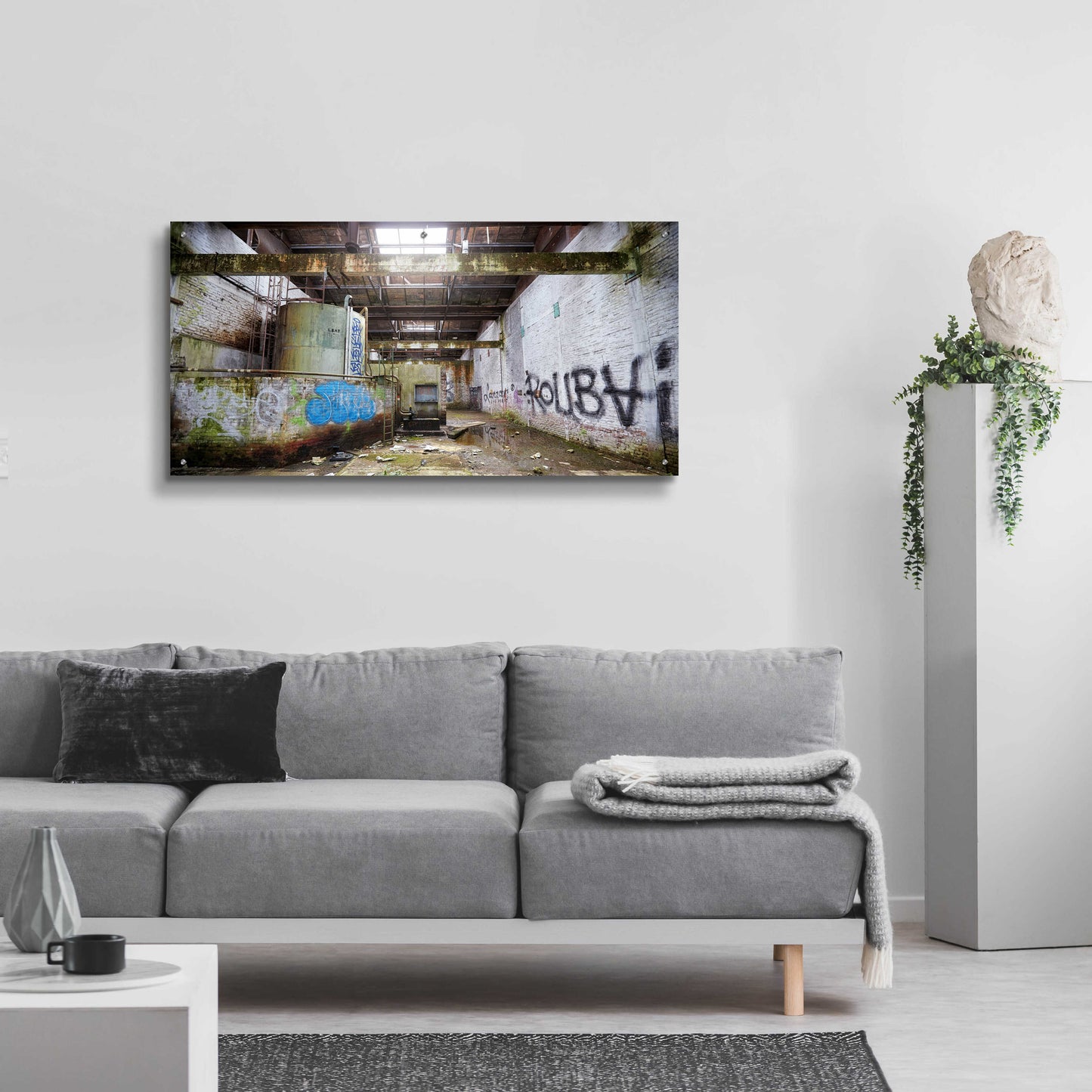 Epic Art 'Roubaix Urbex' by Sebastien Lory, Acrylic Glass Wall Art,48x24