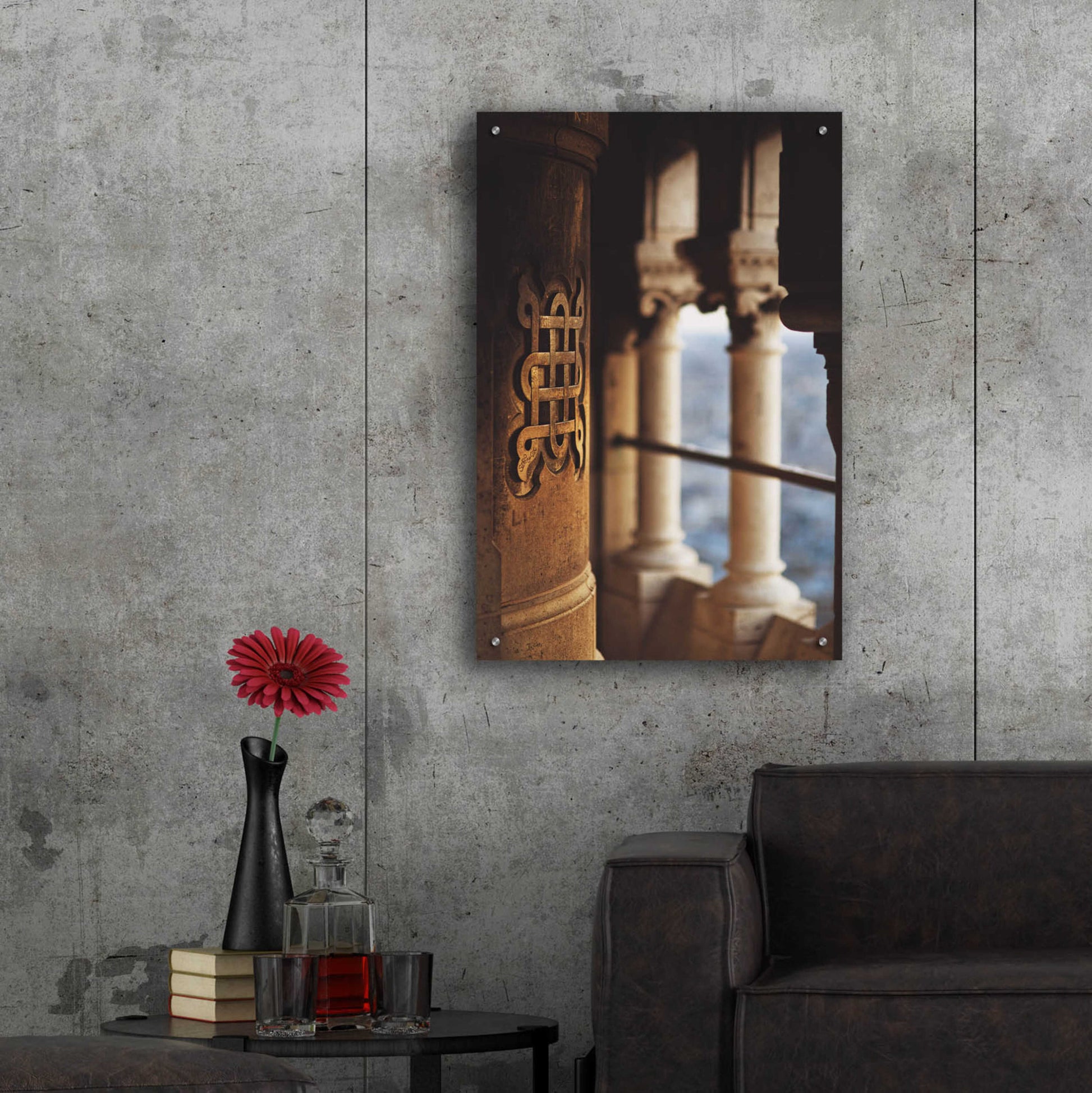 Epic Art 'Coeur Sacré' by Sebastien Lory, Acrylic Glass Wall Art,24x36