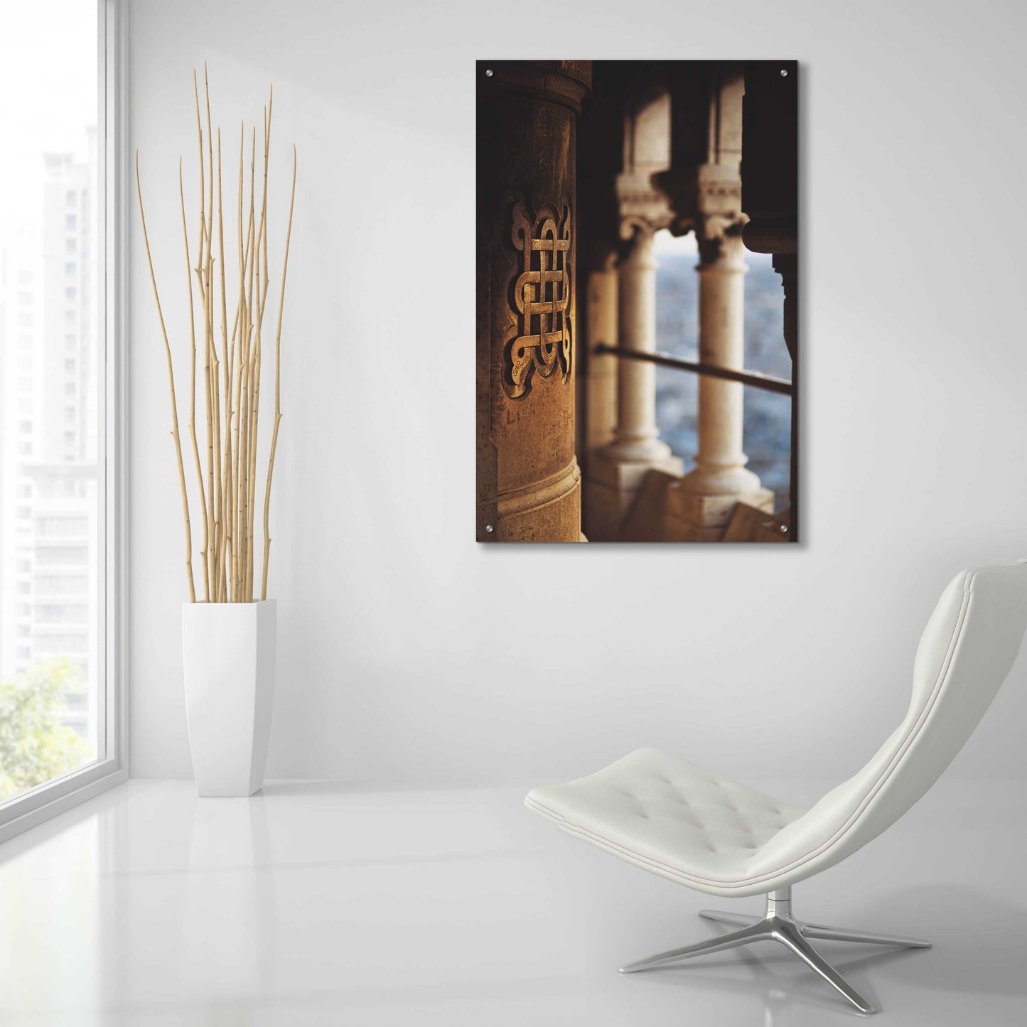 Epic Art 'Coeur Sacré' by Sebastien Lory, Acrylic Glass Wall Art,24x36