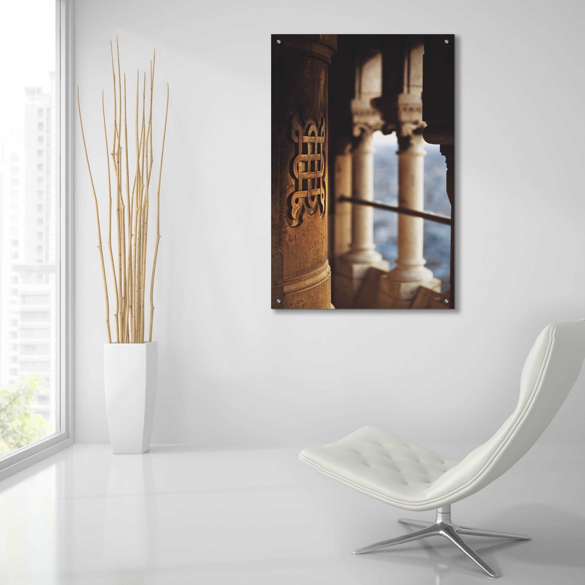 Epic Art 'Coeur Sacré' by Sebastien Lory, Acrylic Glass Wall Art,24x36