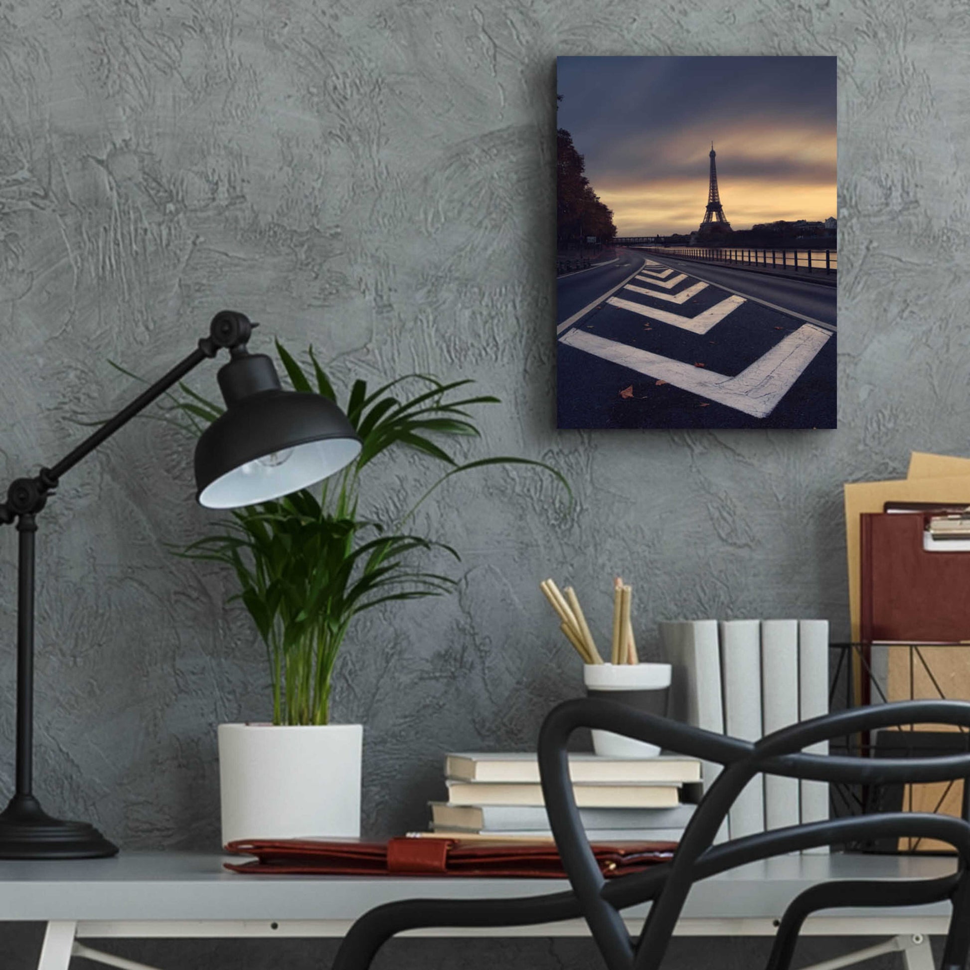 Epic Art 'Eiffel Tower' by Sebastien Lory, Acrylic Glass Wall Art,12x16