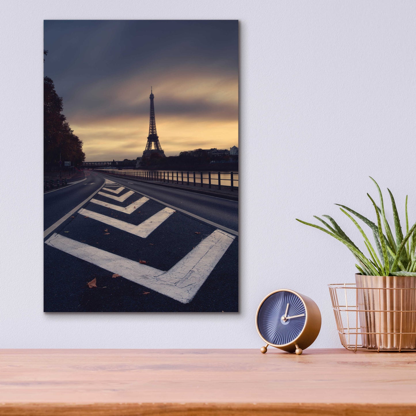 Epic Art 'Eiffel Tower' by Sebastien Lory, Acrylic Glass Wall Art,12x16