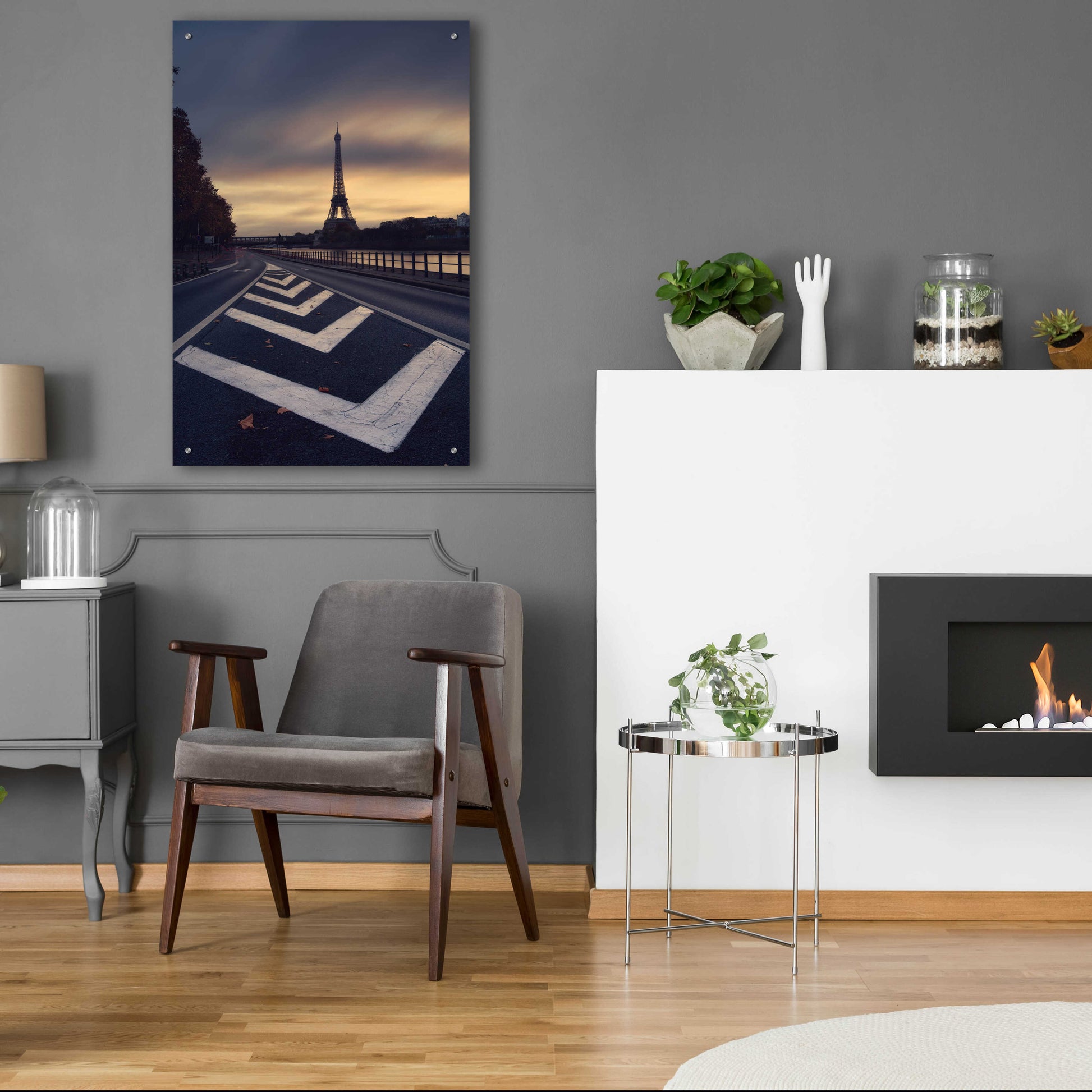 Epic Art 'Eiffel Tower' by Sebastien Lory, Acrylic Glass Wall Art,24x36