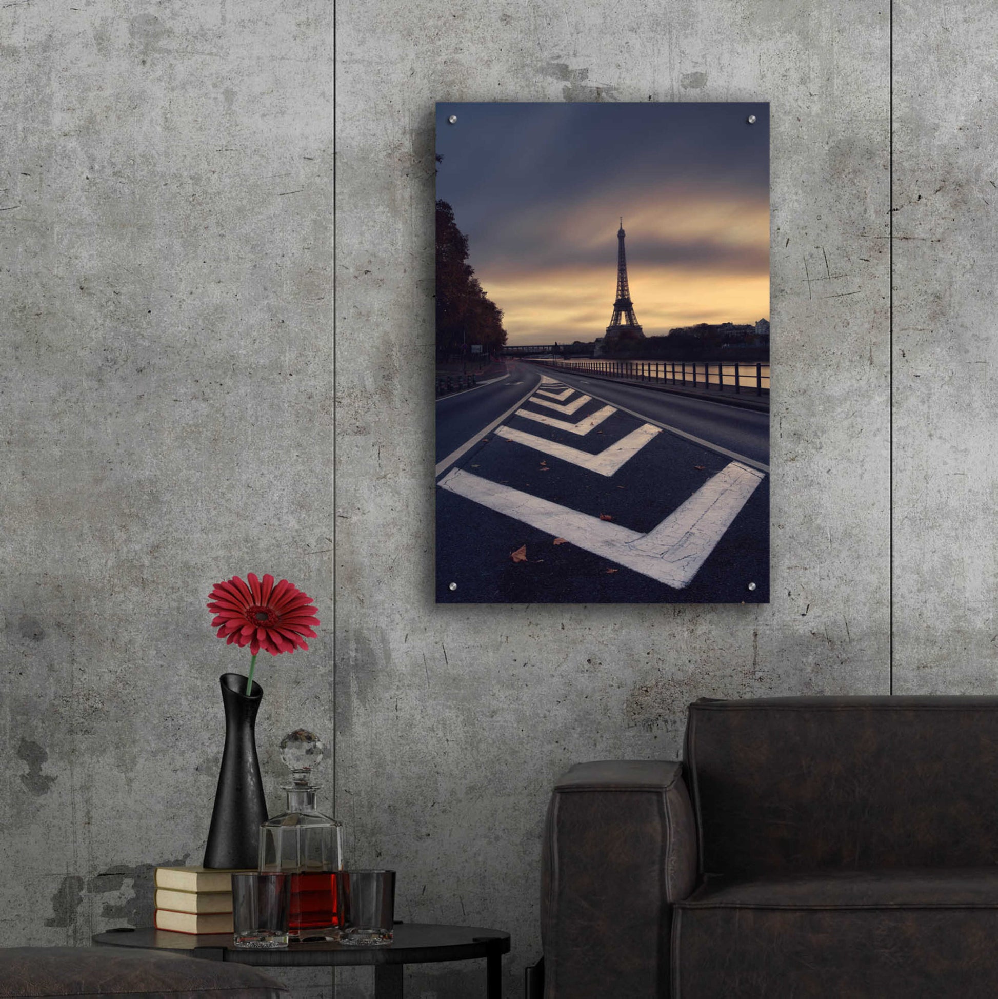 Epic Art 'Eiffel Tower' by Sebastien Lory, Acrylic Glass Wall Art,24x36