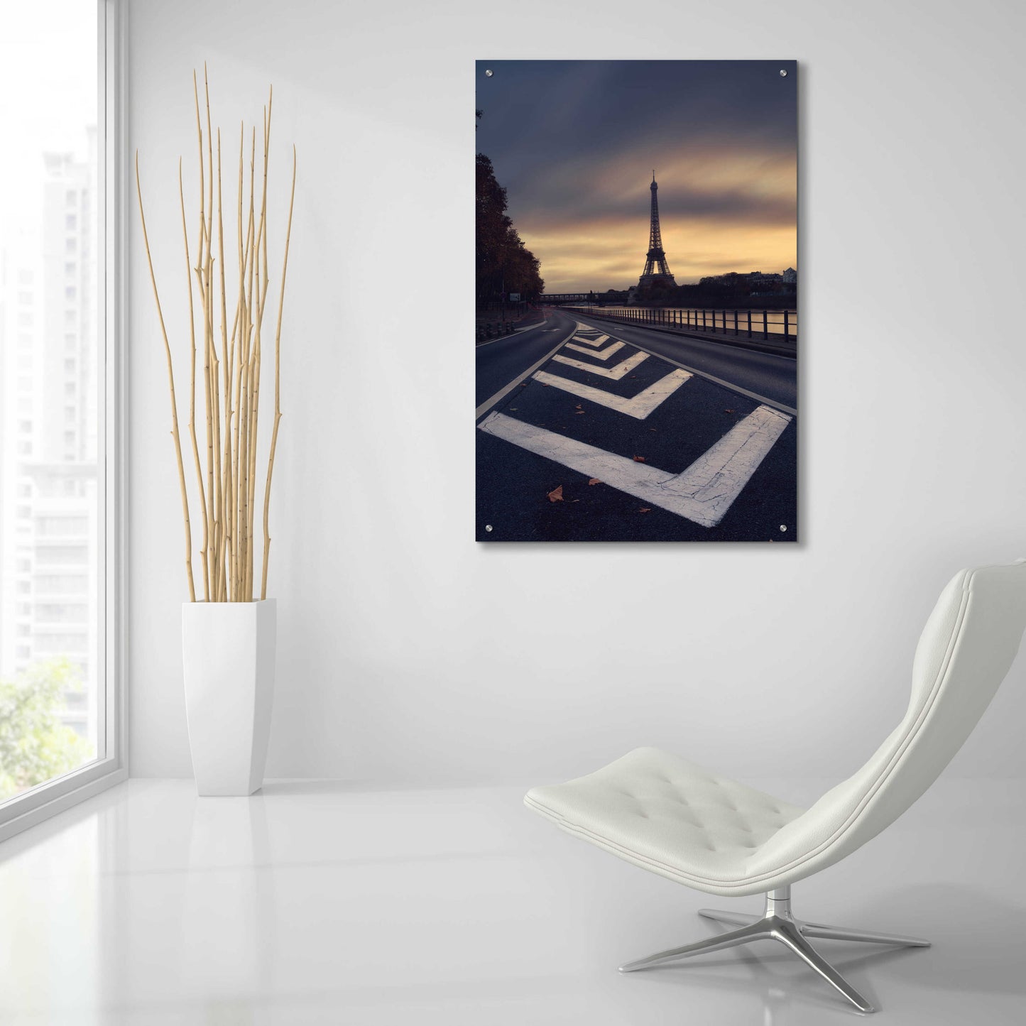 Epic Art 'Eiffel Tower' by Sebastien Lory, Acrylic Glass Wall Art,24x36