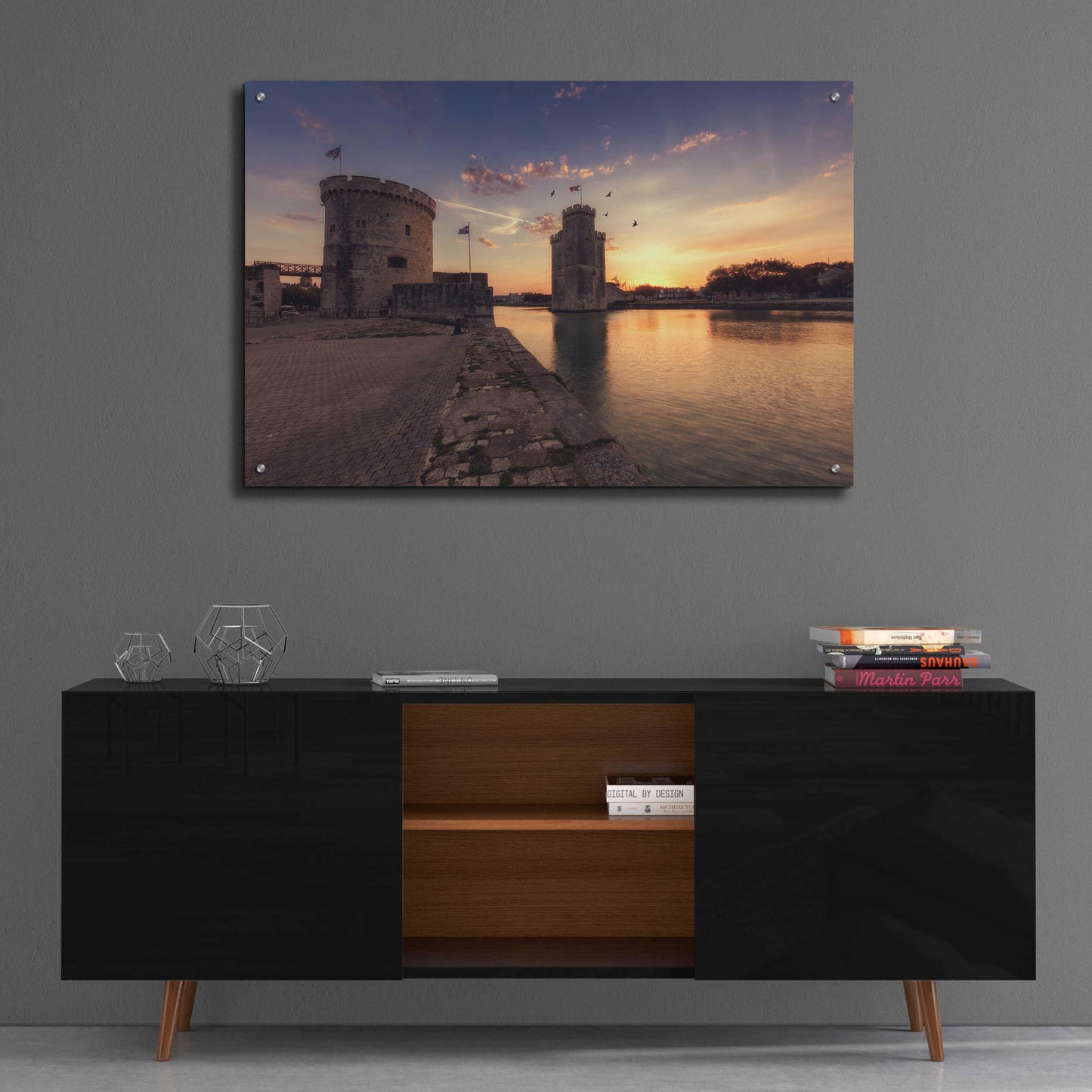 Epic Art 'Port de la Rochelle' by Sebastien Lory, Acrylic Glass Wall Art,36x24