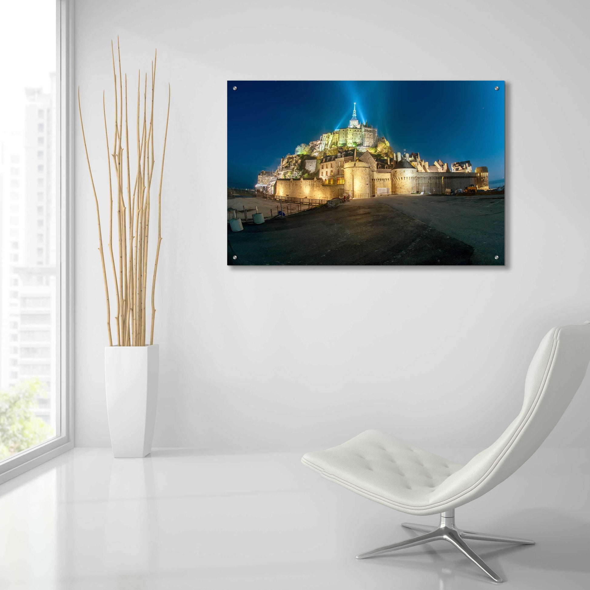 Epic Art 'Castle Lights' by Sebastien Lory, Acrylic Glass Wall Art,36x24