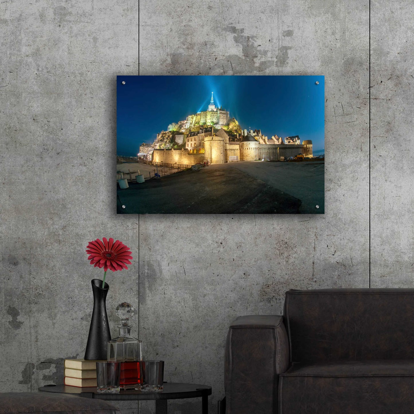 Epic Art 'Castle Lights' by Sebastien Lory, Acrylic Glass Wall Art,36x24