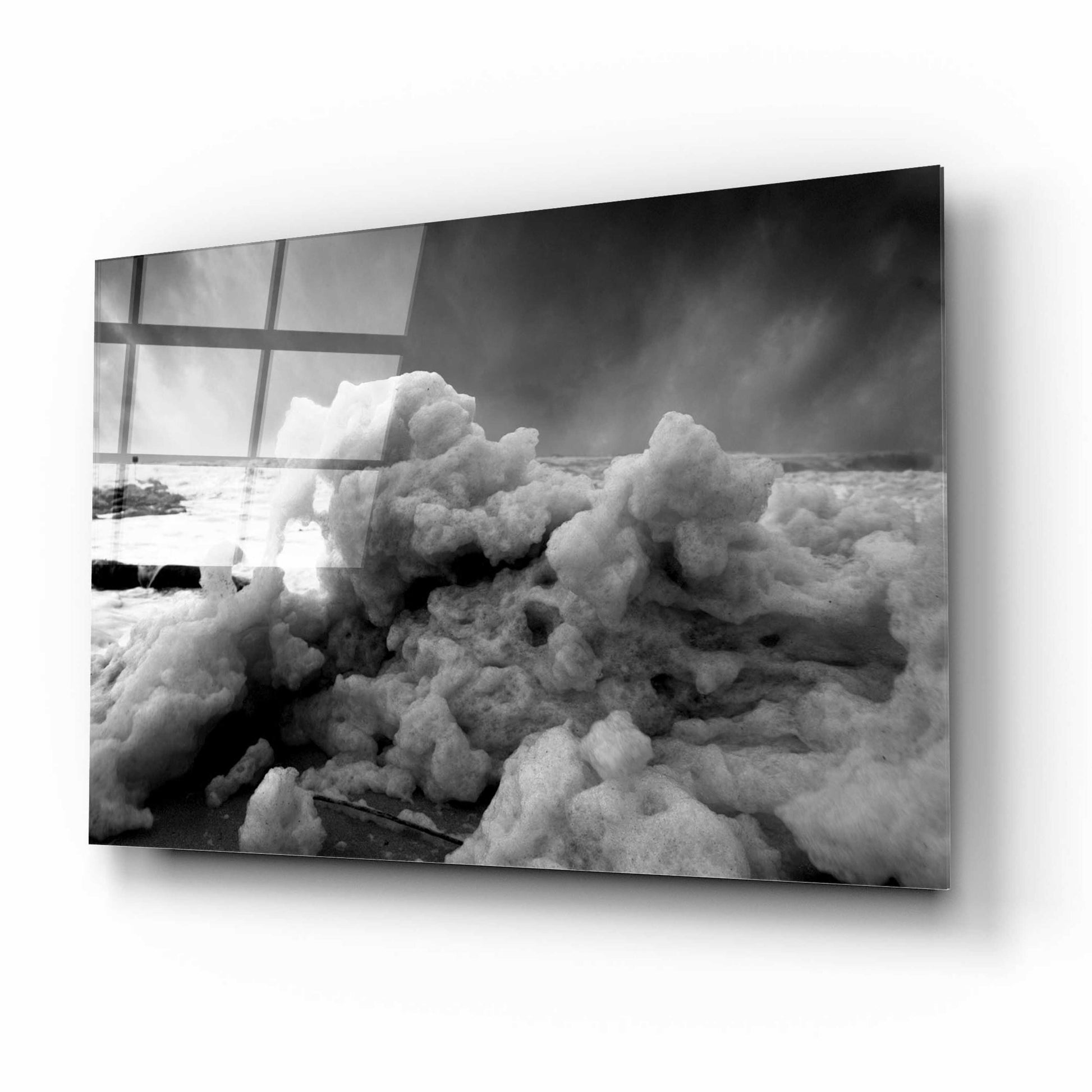 Epic Art 'Land Clouds' by Sebastien Lory, Acrylic Glass Wall Art,16x12