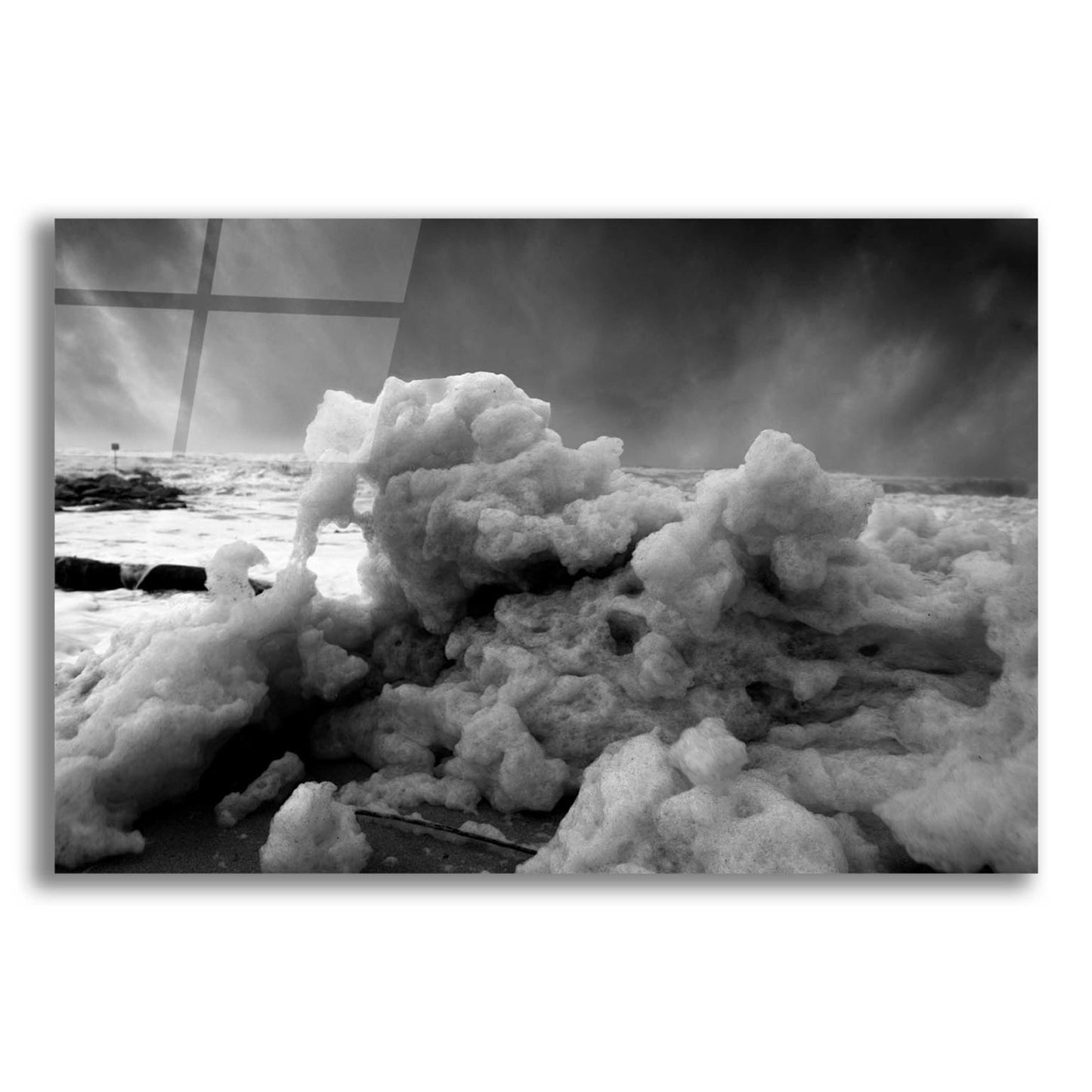 Epic Art 'Land Clouds' by Sebastien Lory, Acrylic Glass Wall Art,16x12