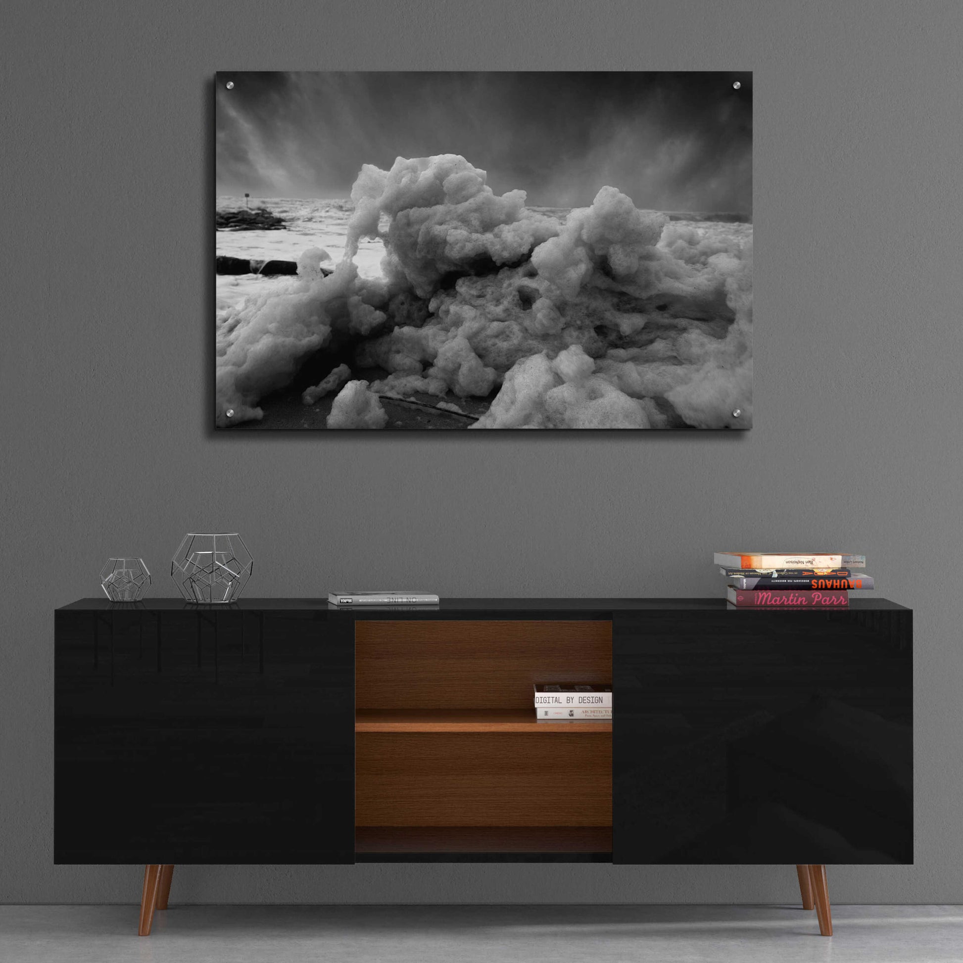 Epic Art 'Land Clouds' by Sebastien Lory, Acrylic Glass Wall Art,36x24