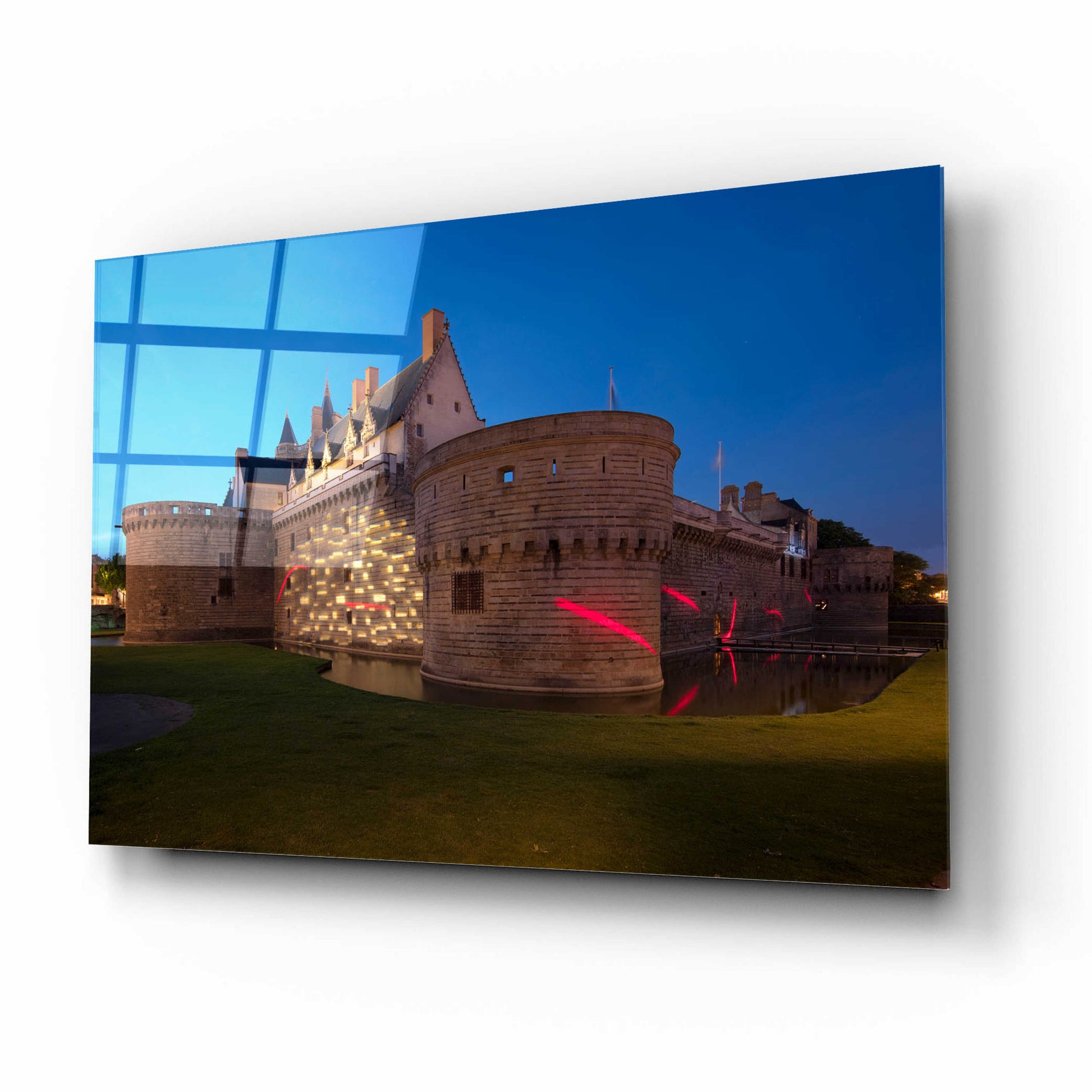 Epic Art 'Behind the Castle' by Sebastien Lory, Acrylic Glass Wall Art,16x12