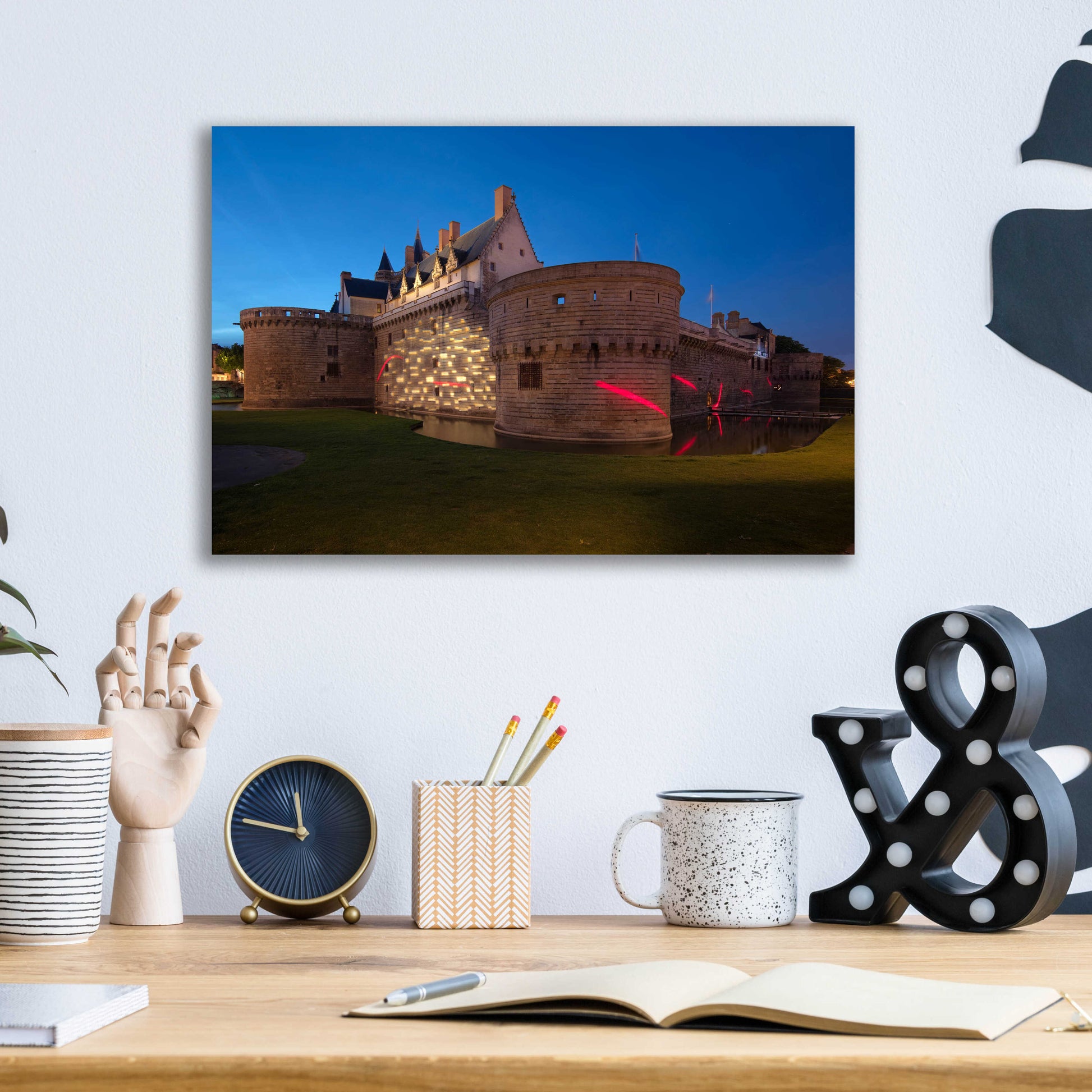 Epic Art 'Behind the Castle' by Sebastien Lory, Acrylic Glass Wall Art,16x12