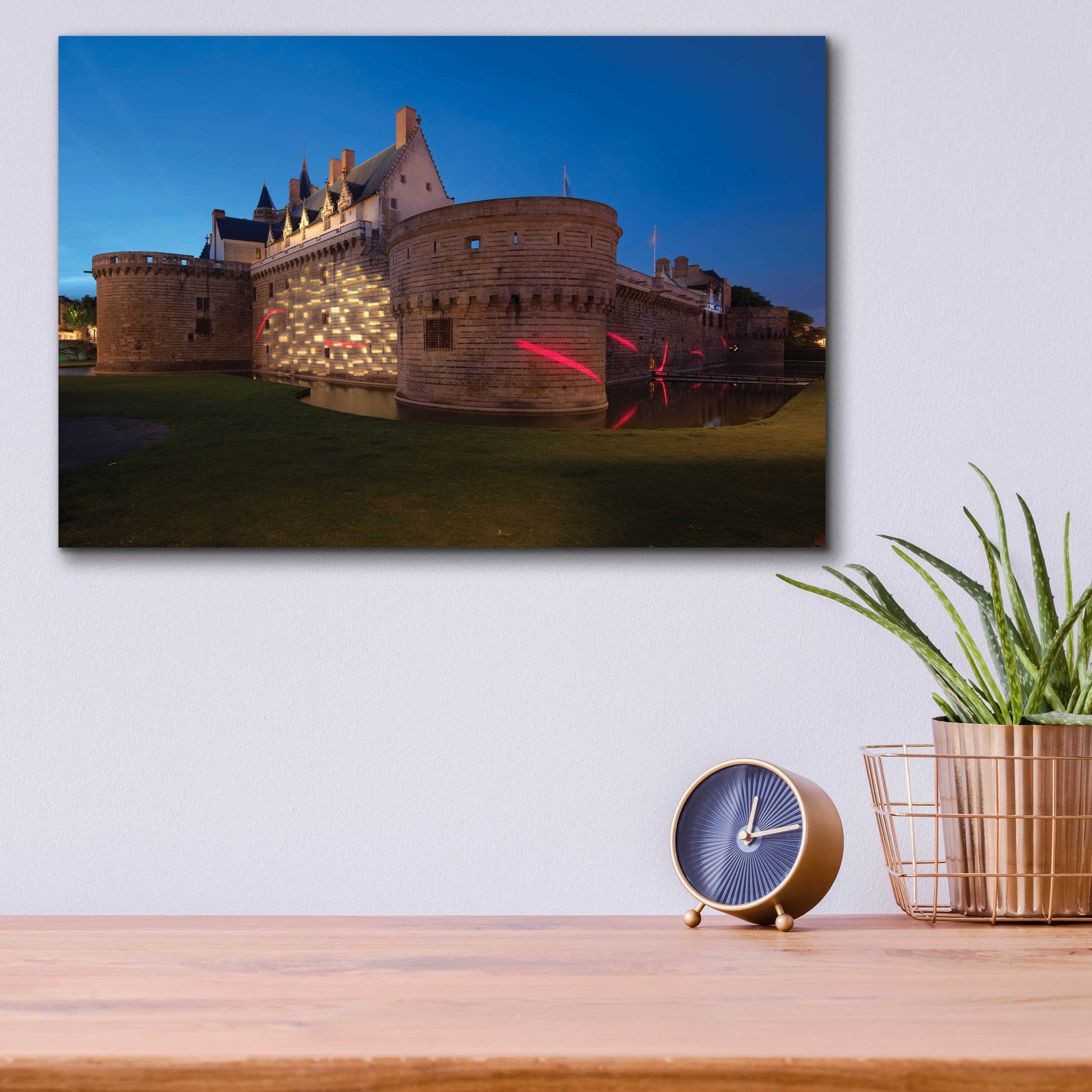 Epic Art 'Behind the Castle' by Sebastien Lory, Acrylic Glass Wall Art,16x12