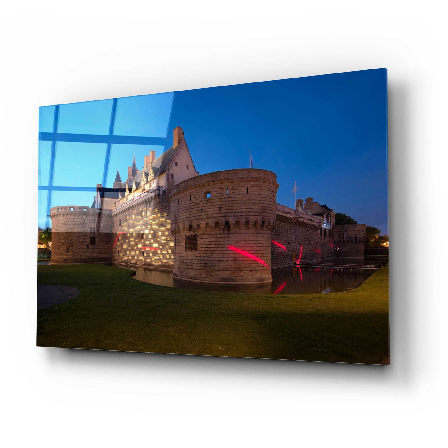 Epic Art 'Behind the Castle' by Sebastien Lory, Acrylic Glass Wall Art,24x16