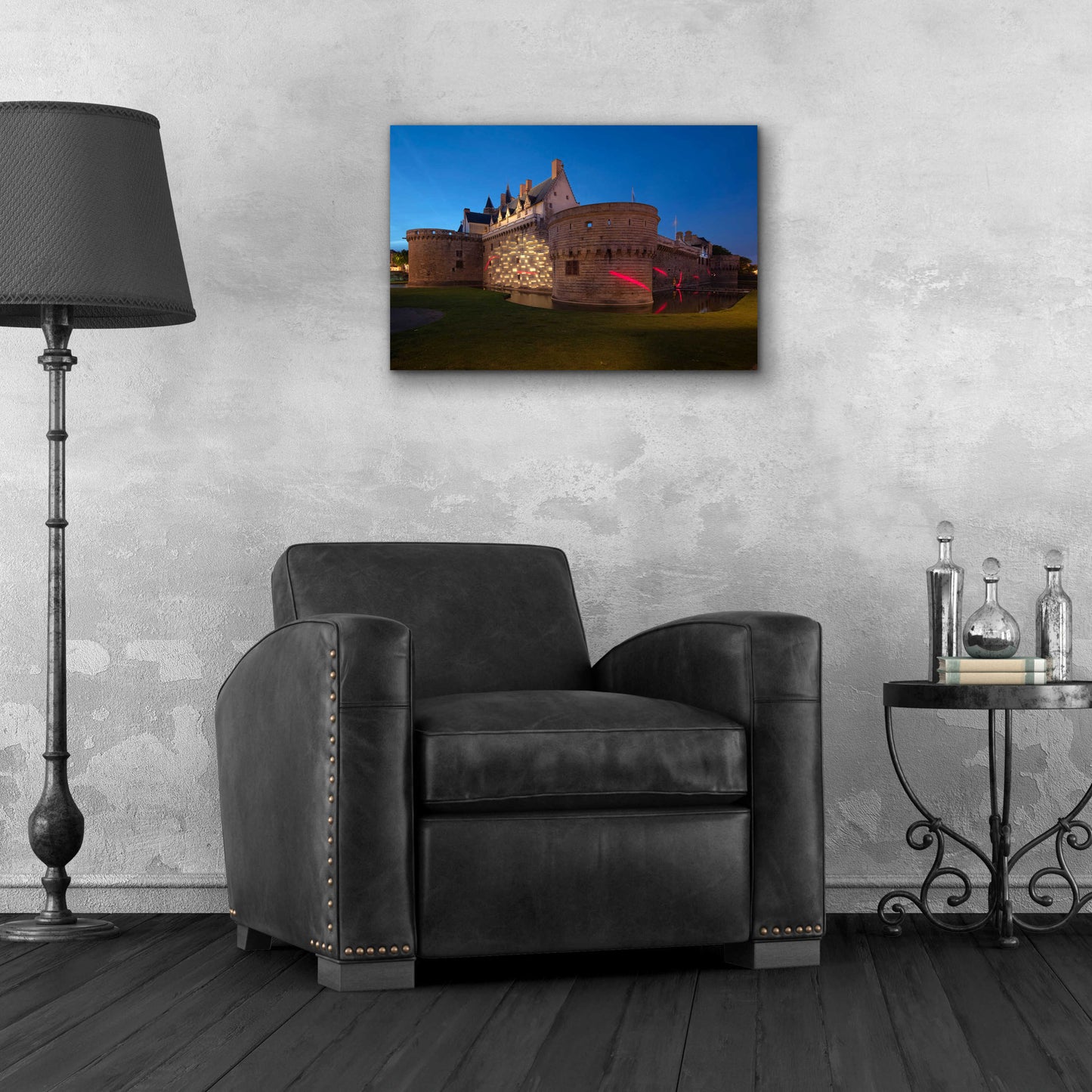 Epic Art 'Behind the Castle' by Sebastien Lory, Acrylic Glass Wall Art,24x16