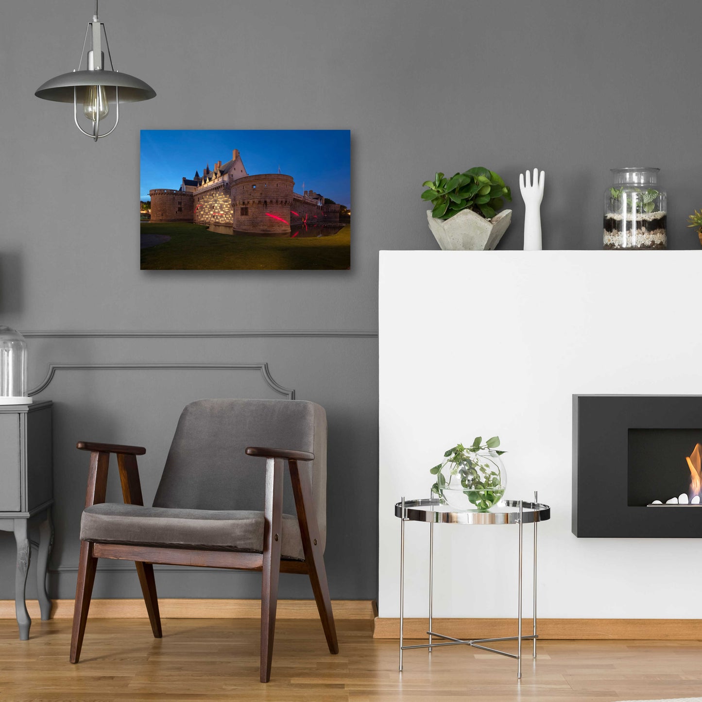 Epic Art 'Behind the Castle' by Sebastien Lory, Acrylic Glass Wall Art,24x16