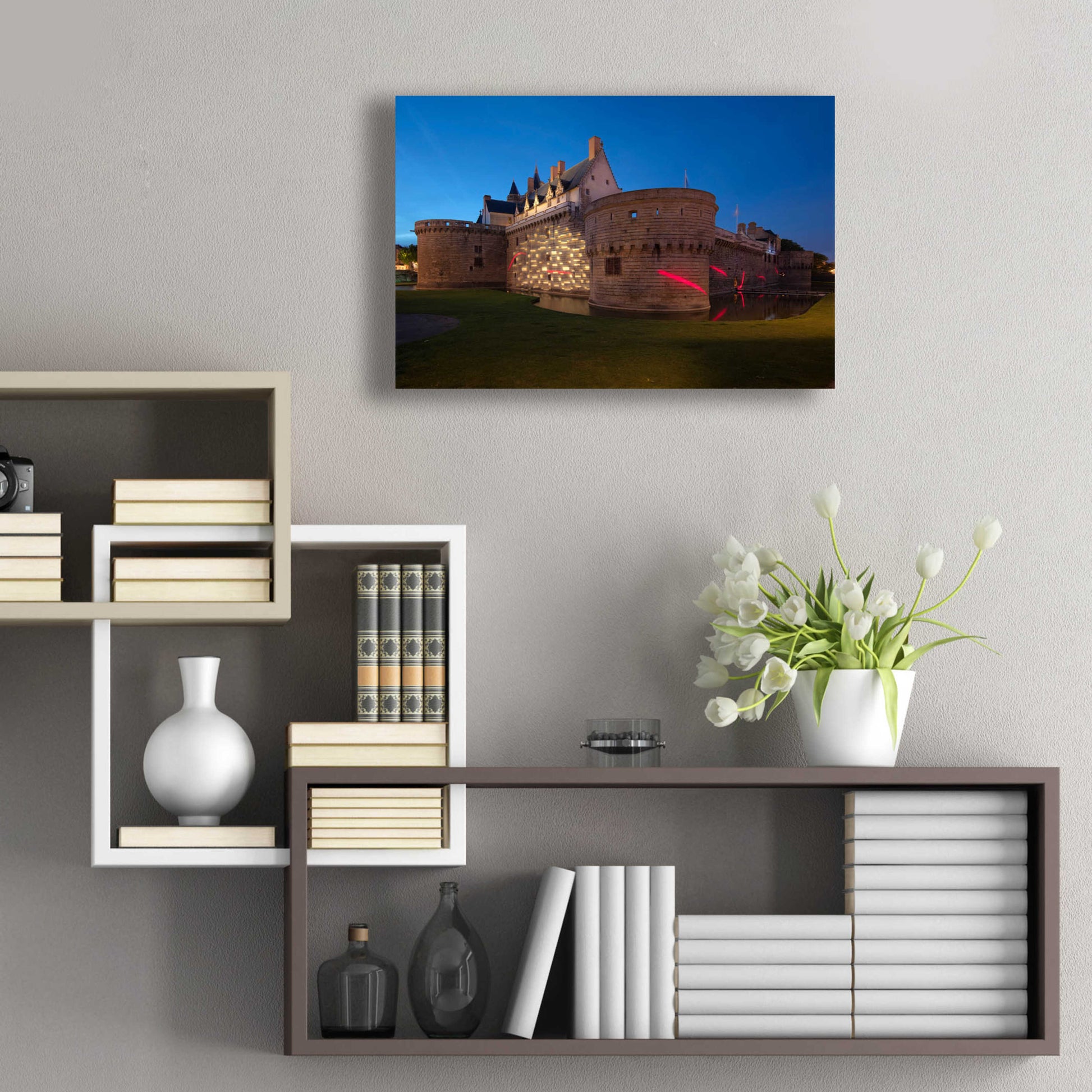 Epic Art 'Behind the Castle' by Sebastien Lory, Acrylic Glass Wall Art,24x16