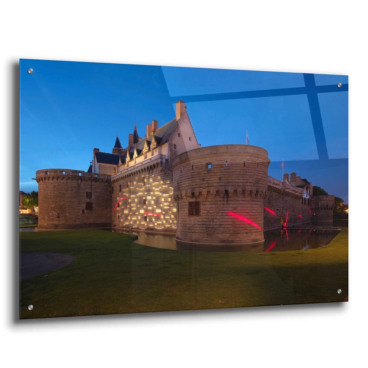 Epic Art 'Behind the Castle' by Sebastien Lory, Acrylic Glass Wall Art,36x24