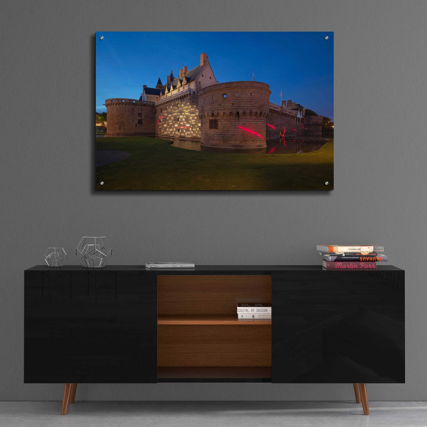 Epic Art 'Behind the Castle' by Sebastien Lory, Acrylic Glass Wall Art,36x24