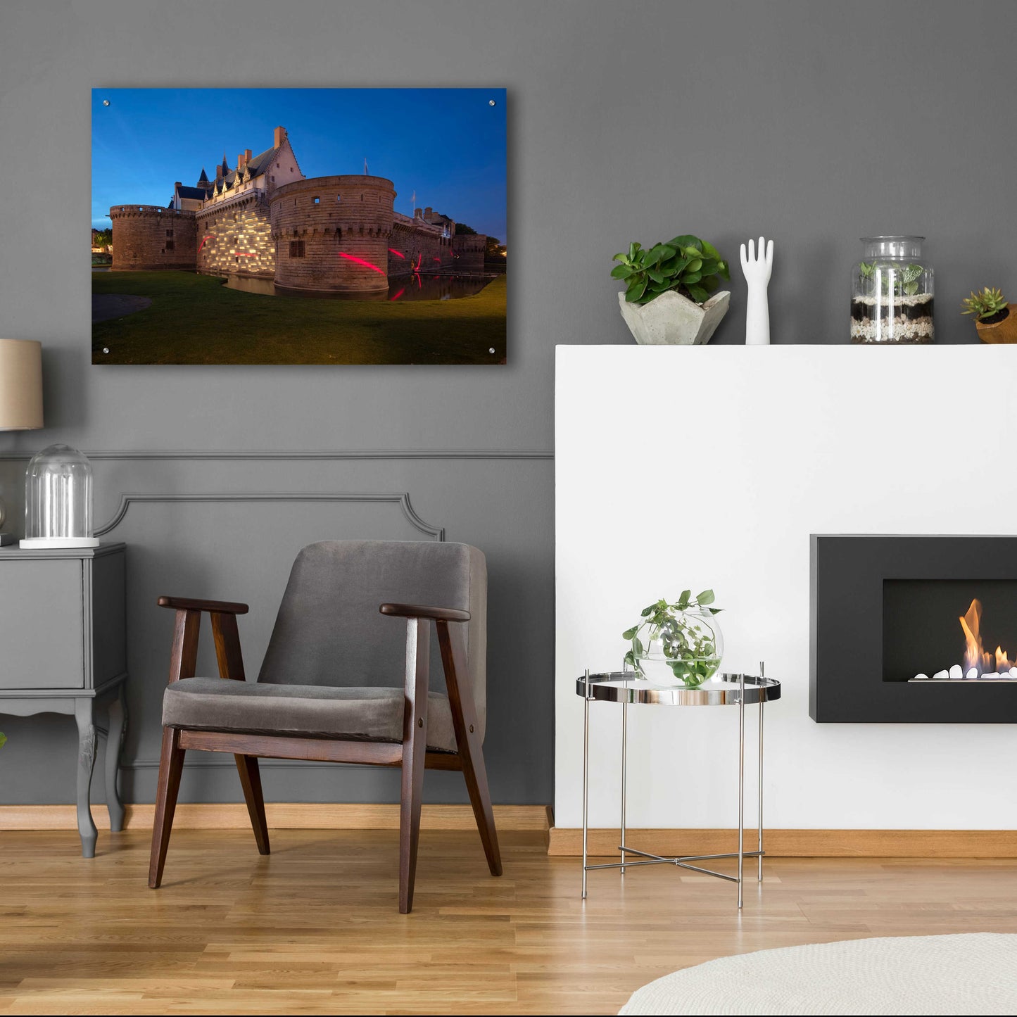 Epic Art 'Behind the Castle' by Sebastien Lory, Acrylic Glass Wall Art,36x24