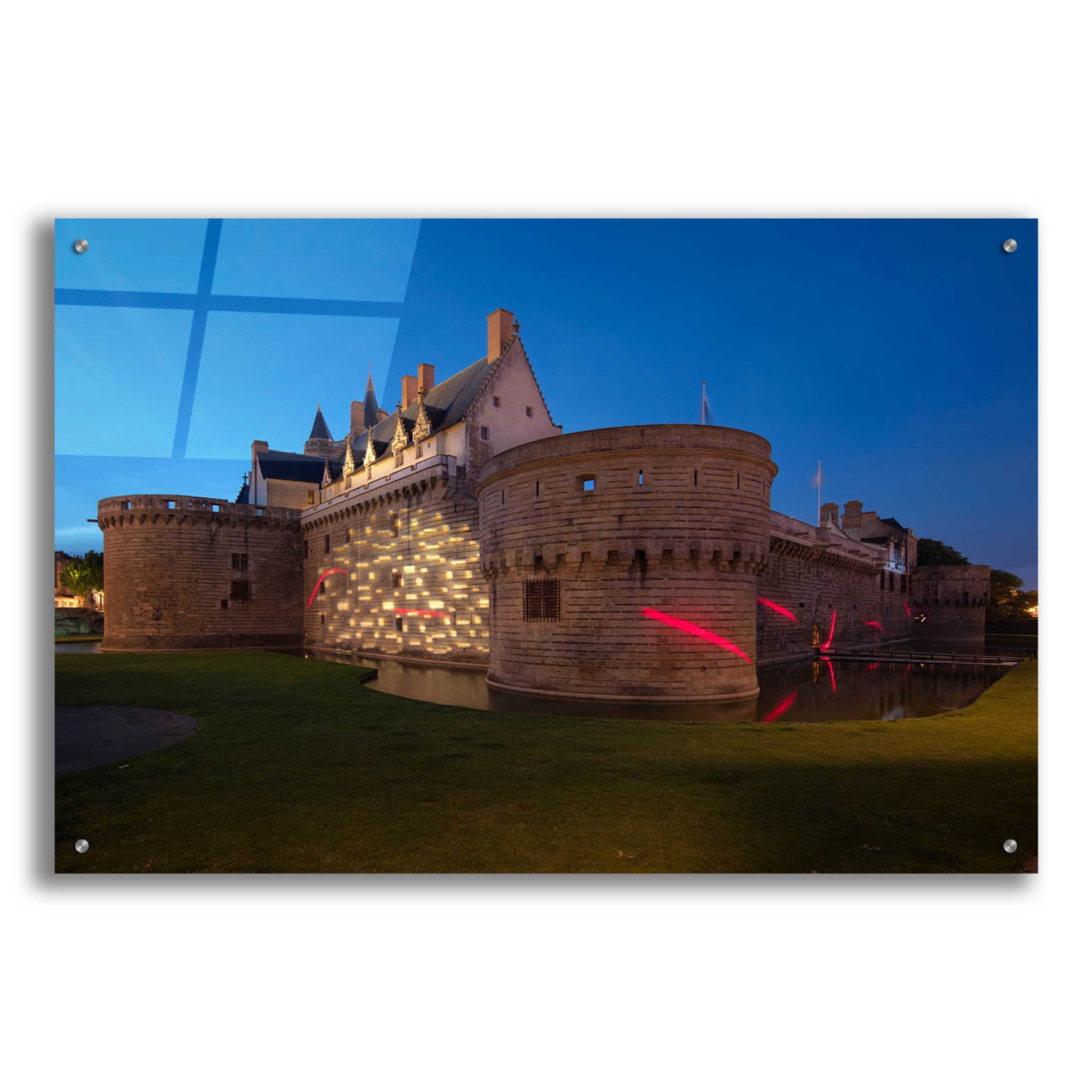 Epic Art 'Behind the Castle' by Sebastien Lory, Acrylic Glass Wall Art,36x24