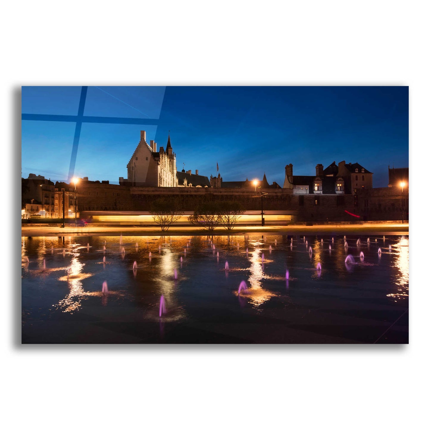 Epic Art 'Castle Reflections' by Sebastien Lory, Acrylic Glass Wall Art