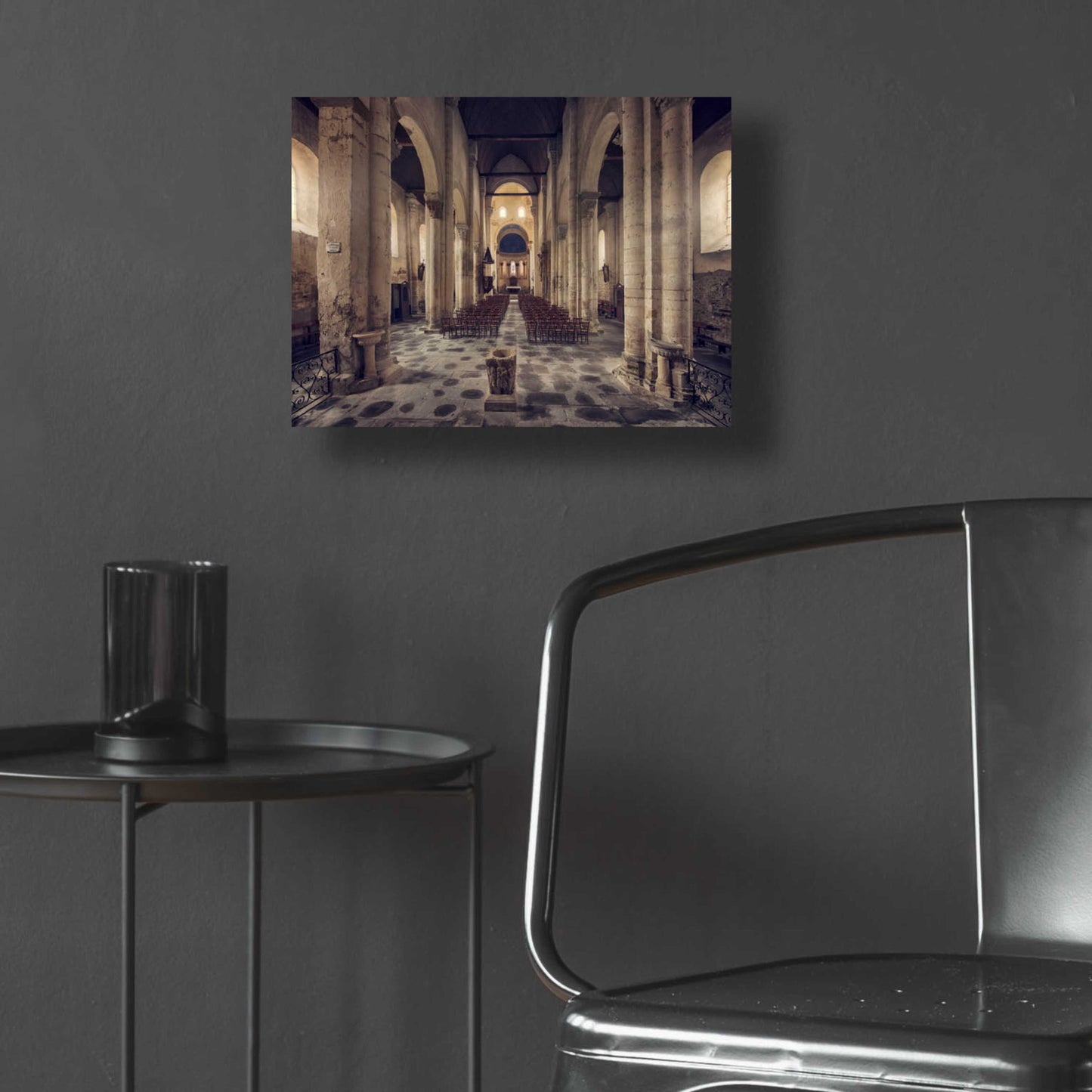 Epic Art 'Inside the Church' by Sebastien Lory, Acrylic Glass Wall Art,16x12