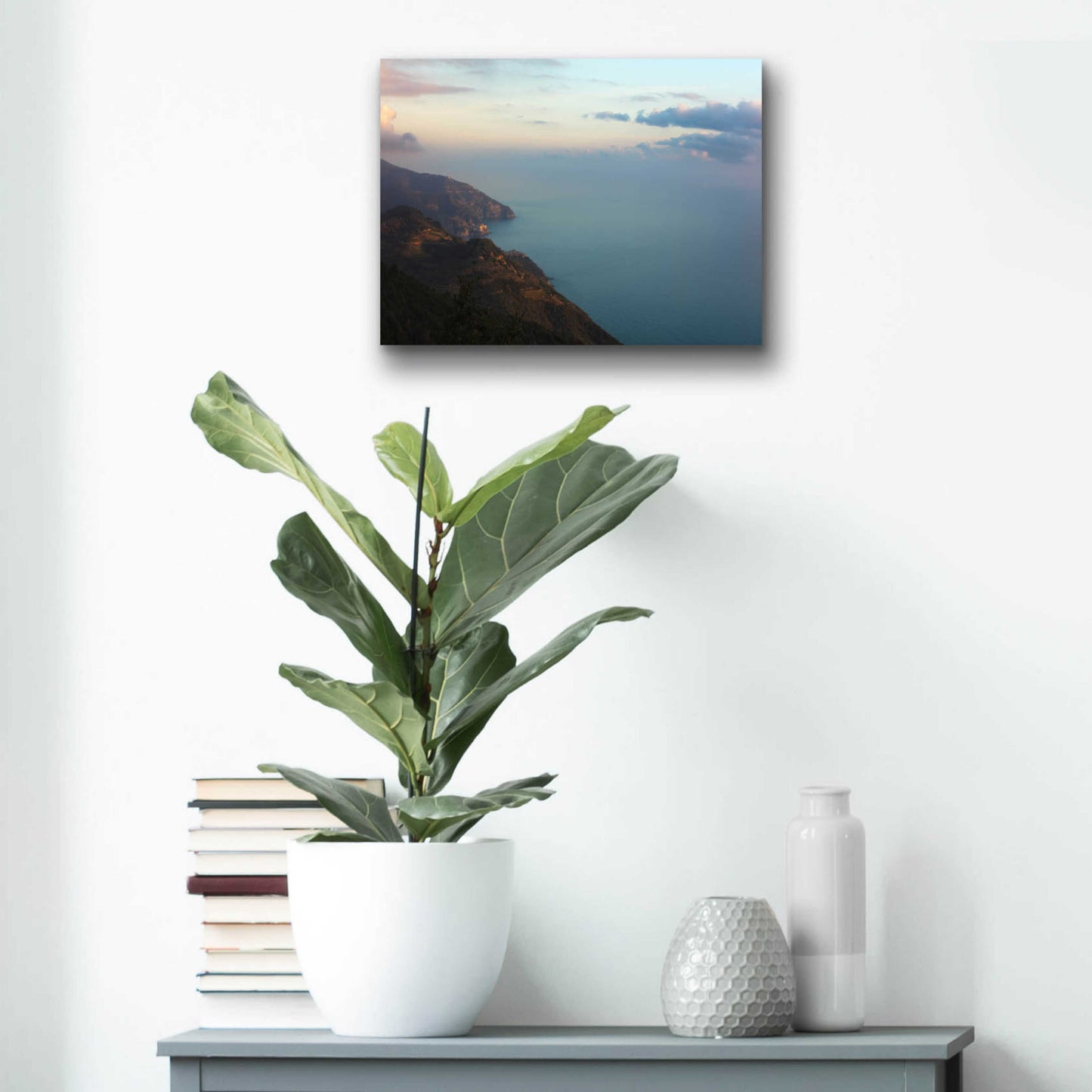 Epic Art 'Ocean Views' by Sebastien Lory, Acrylic Glass Wall Art,16x12