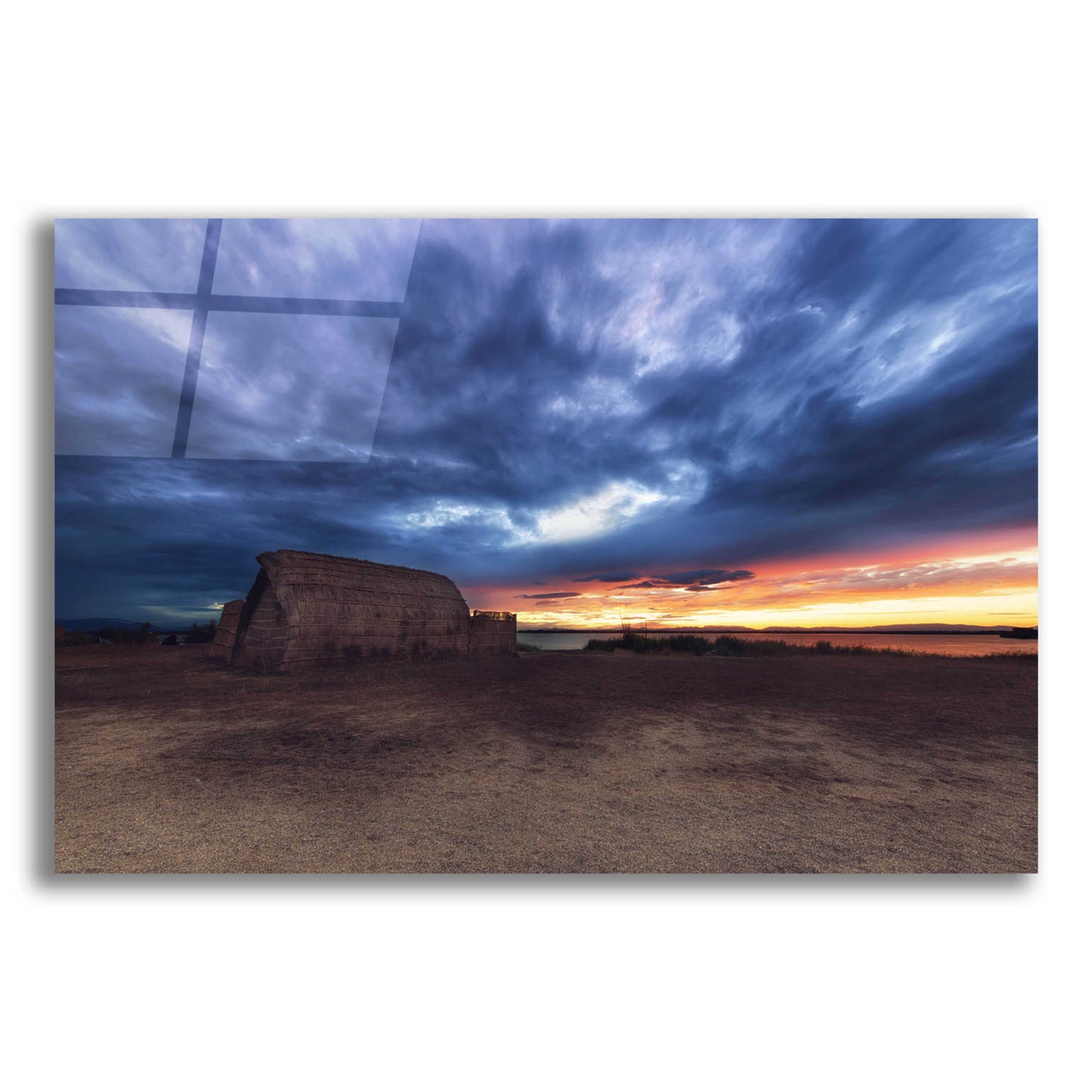 Epic Art 'Stormy Sky' by Sebastien Lory, Acrylic Glass Wall Art,16x12