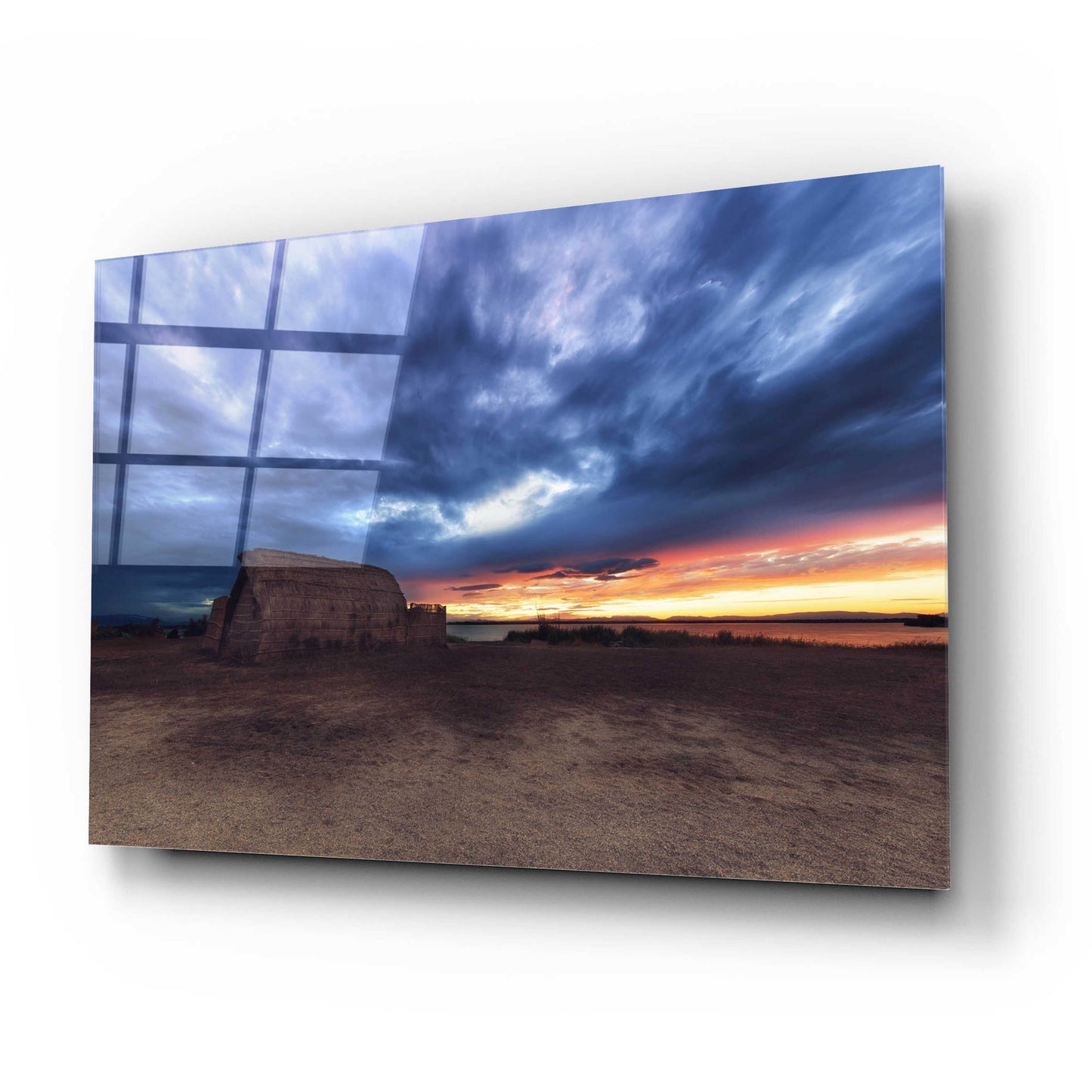 Epic Art 'Stormy Sky' by Sebastien Lory, Acrylic Glass Wall Art,24x16