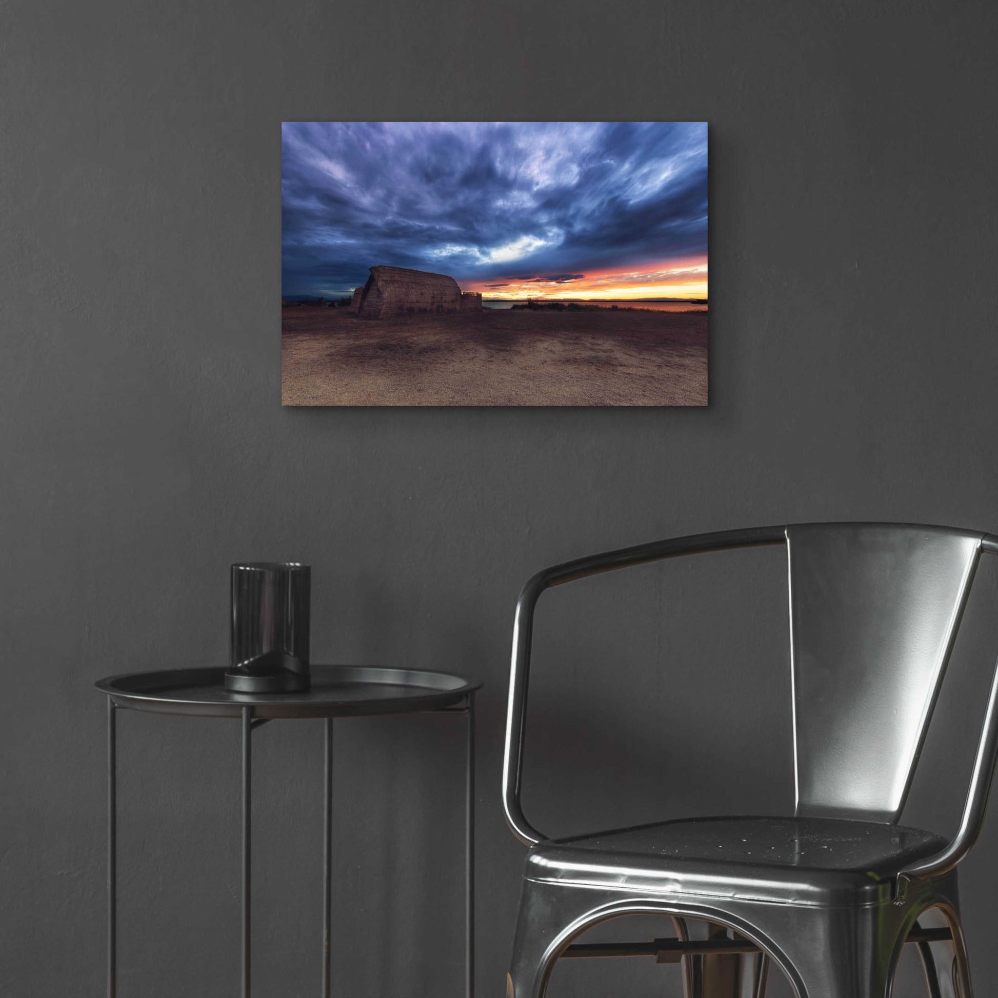 Epic Art 'Stormy Sky' by Sebastien Lory, Acrylic Glass Wall Art,24x16