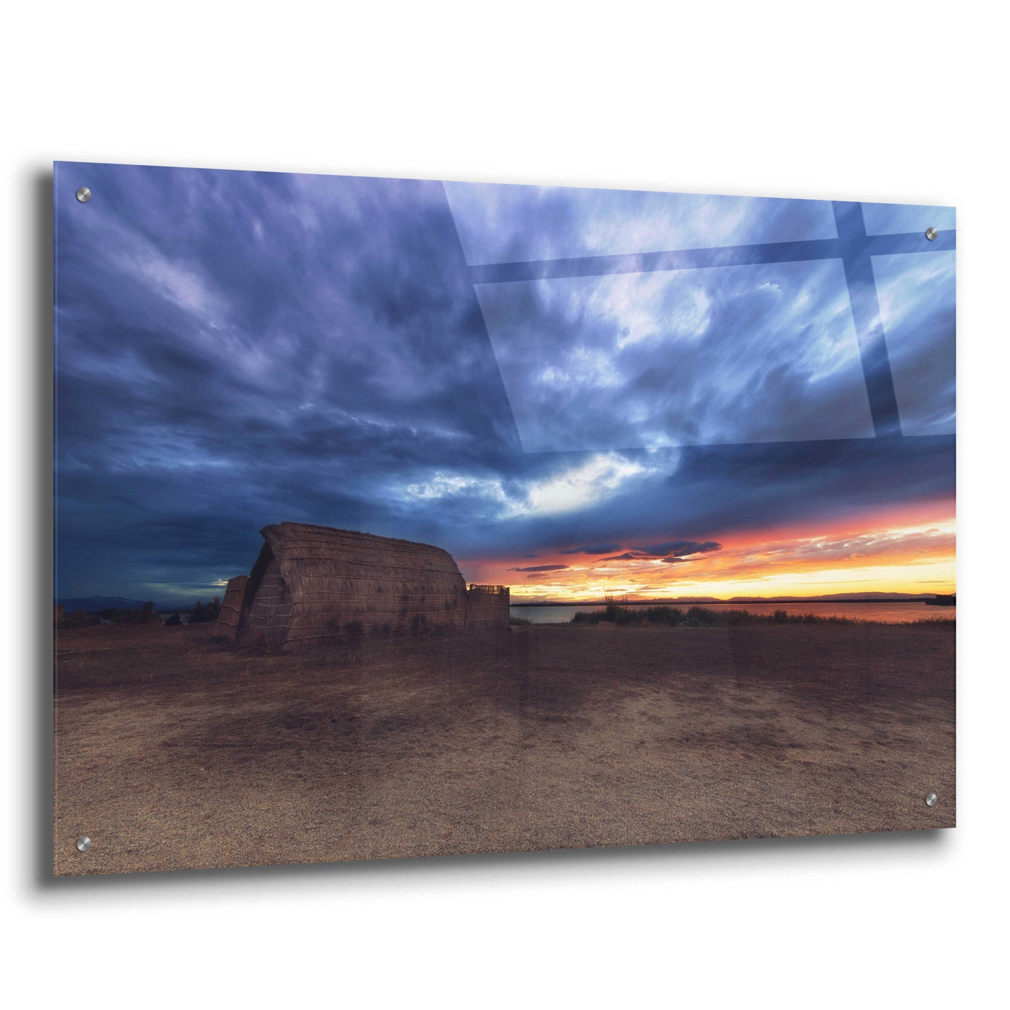 Epic Art 'Stormy Sky' by Sebastien Lory, Acrylic Glass Wall Art,36x24