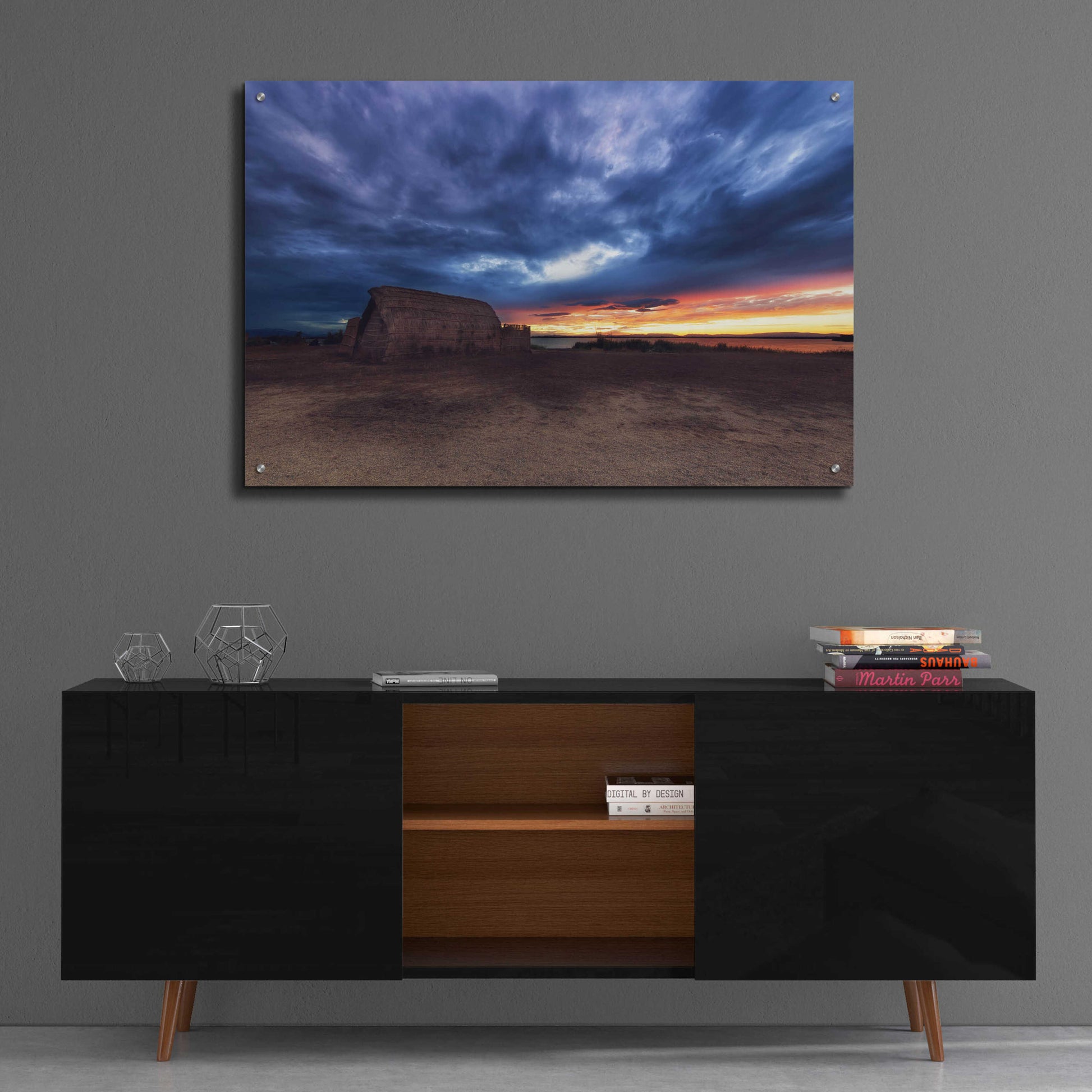 Epic Art 'Stormy Sky' by Sebastien Lory, Acrylic Glass Wall Art,36x24