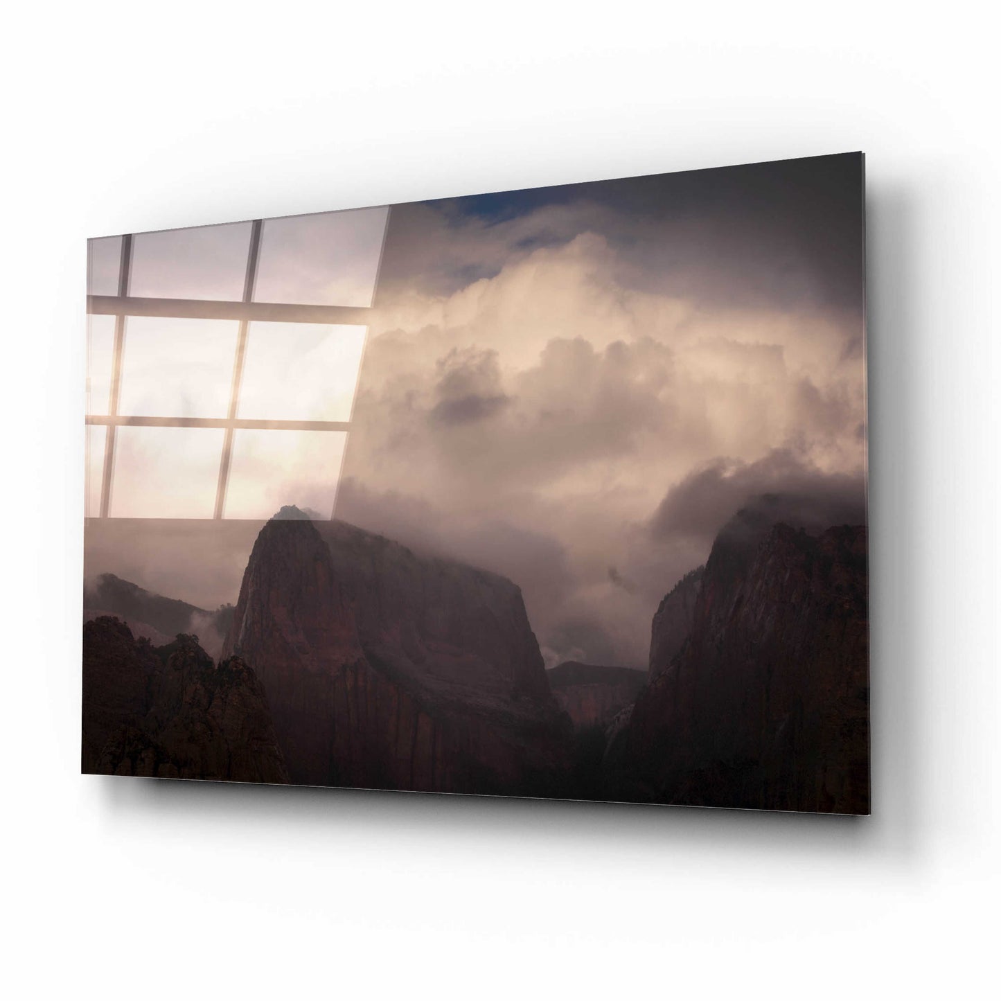 Epic Art 'In Clouds' by Sebastien Lory, Acrylic Glass Wall Art,16x12