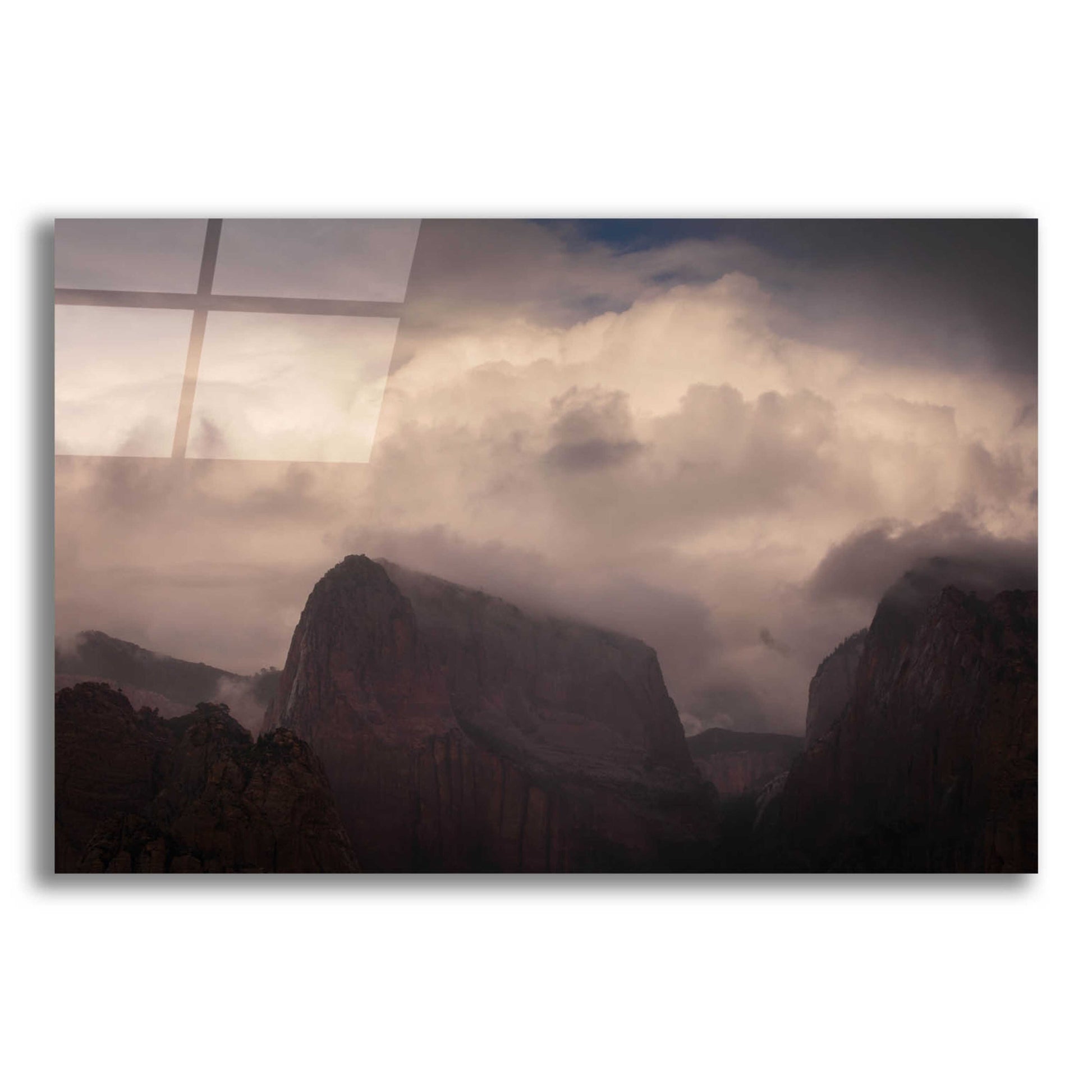 Epic Art 'In Clouds' by Sebastien Lory, Acrylic Glass Wall Art,16x12