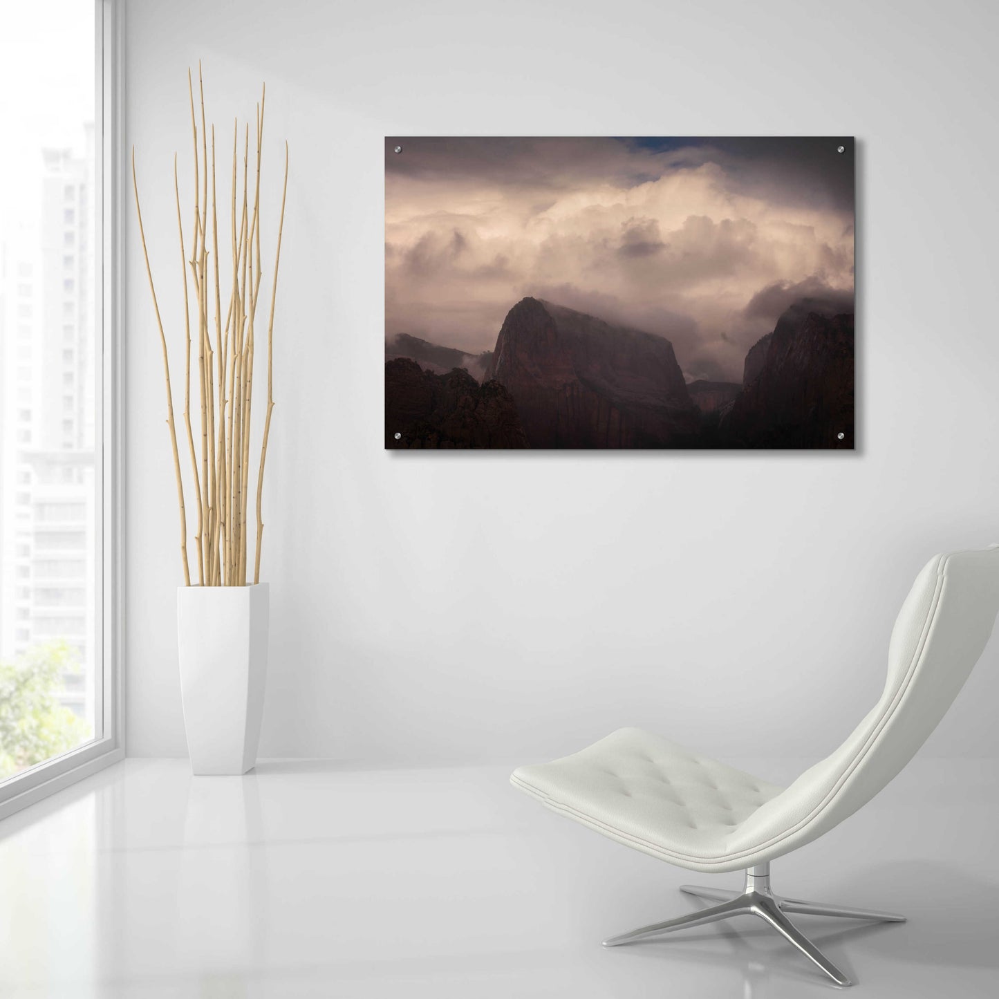 Epic Art 'In Clouds' by Sebastien Lory, Acrylic Glass Wall Art,36x24