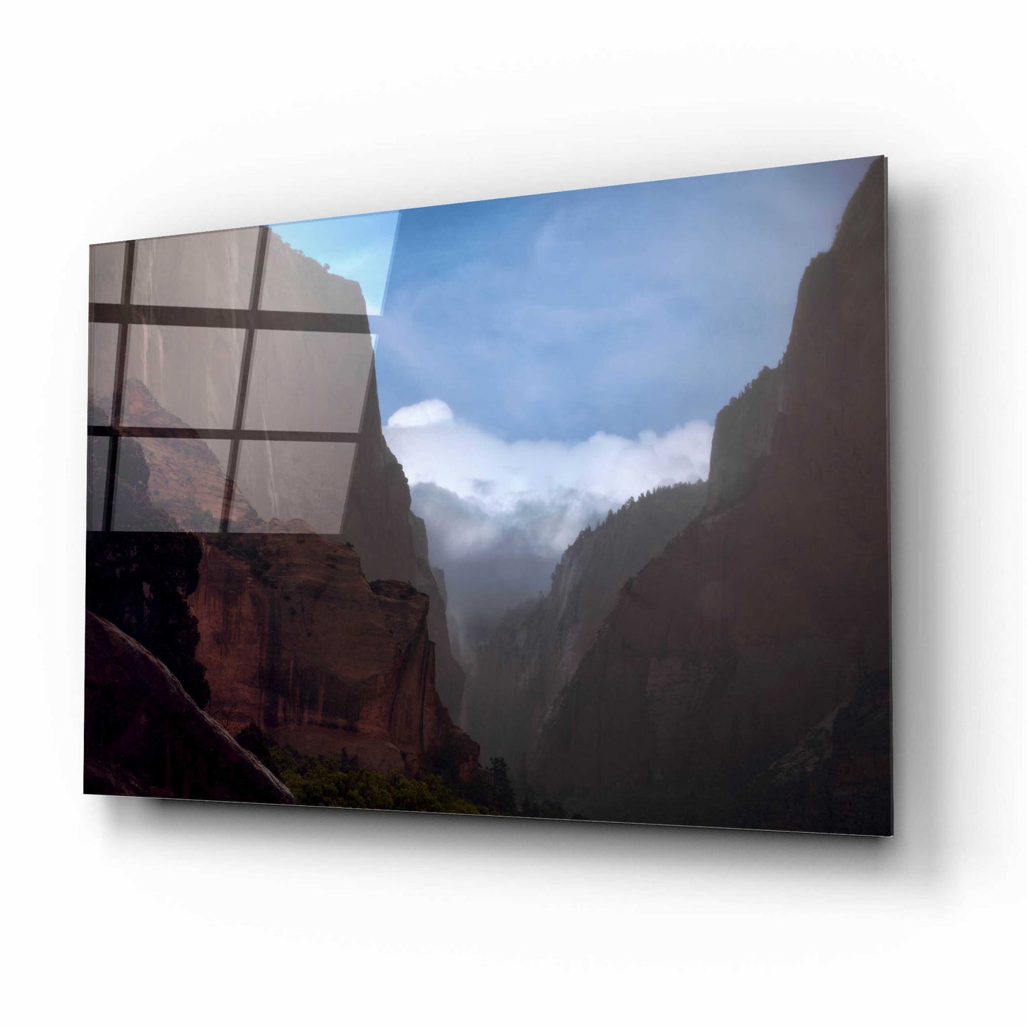 Epic Art 'Mistery Canyon I' by Sebastien Lory, Acrylic Glass Wall Art,16x12