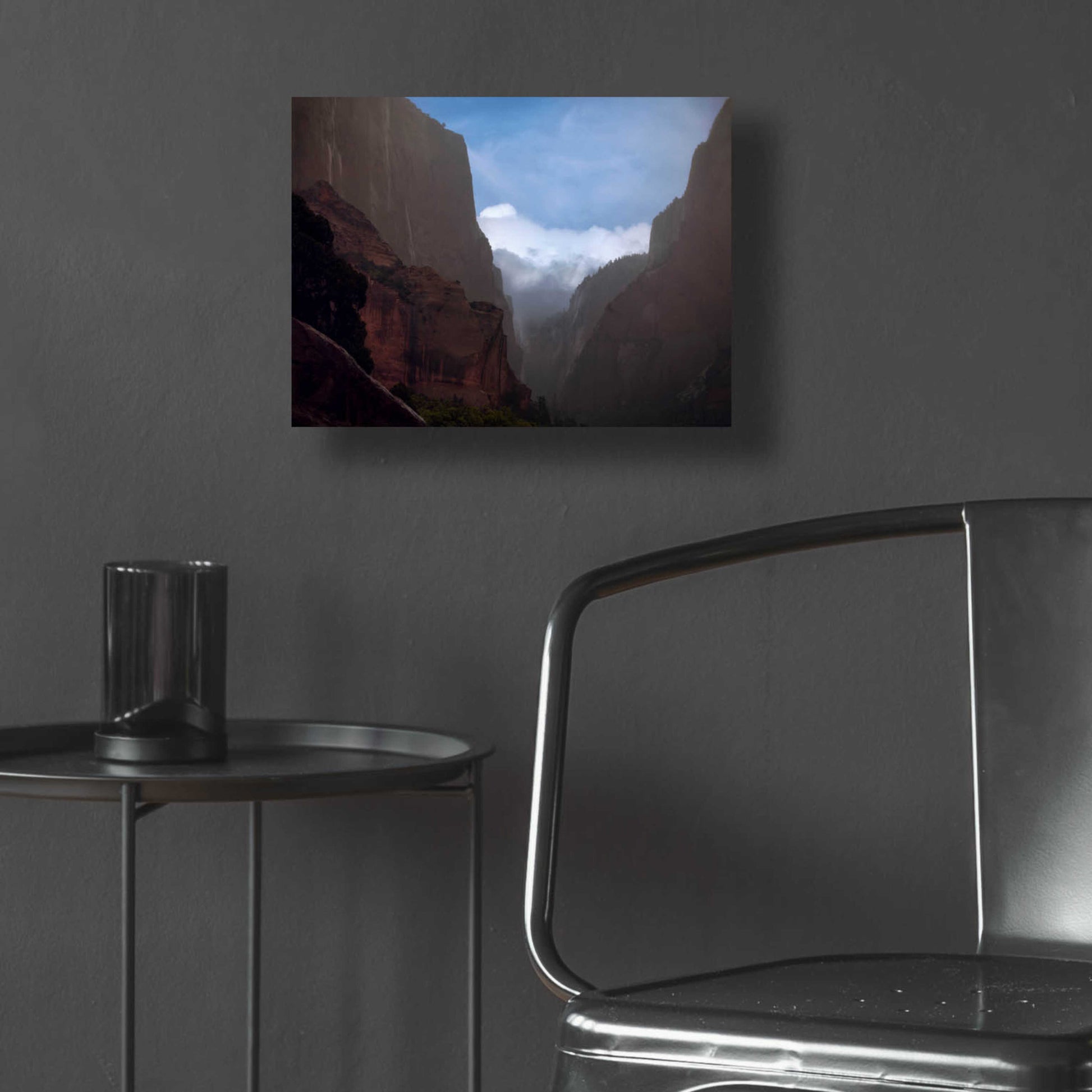 Epic Art 'Mistery Canyon I' by Sebastien Lory, Acrylic Glass Wall Art,16x12