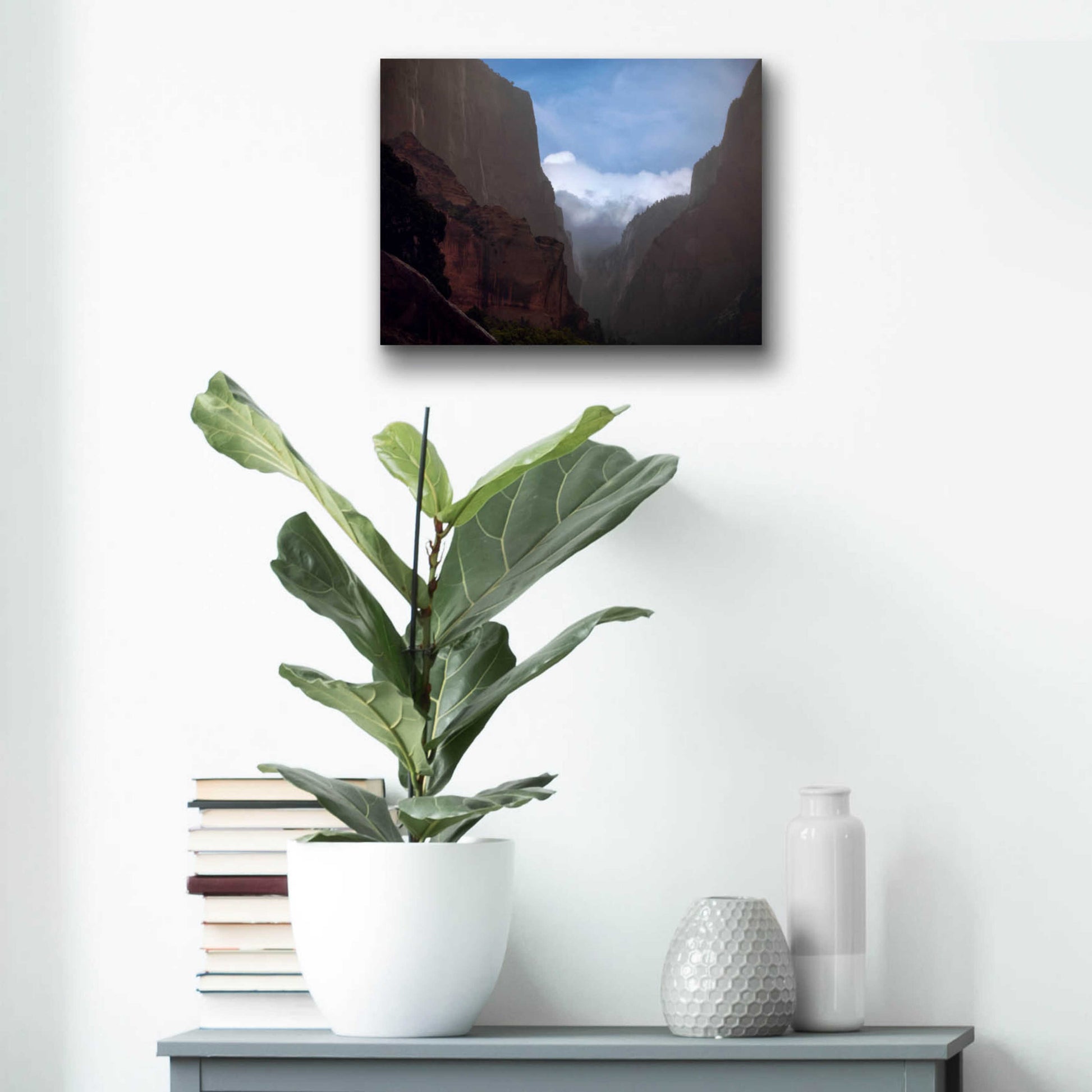 Epic Art 'Mistery Canyon I' by Sebastien Lory, Acrylic Glass Wall Art,16x12