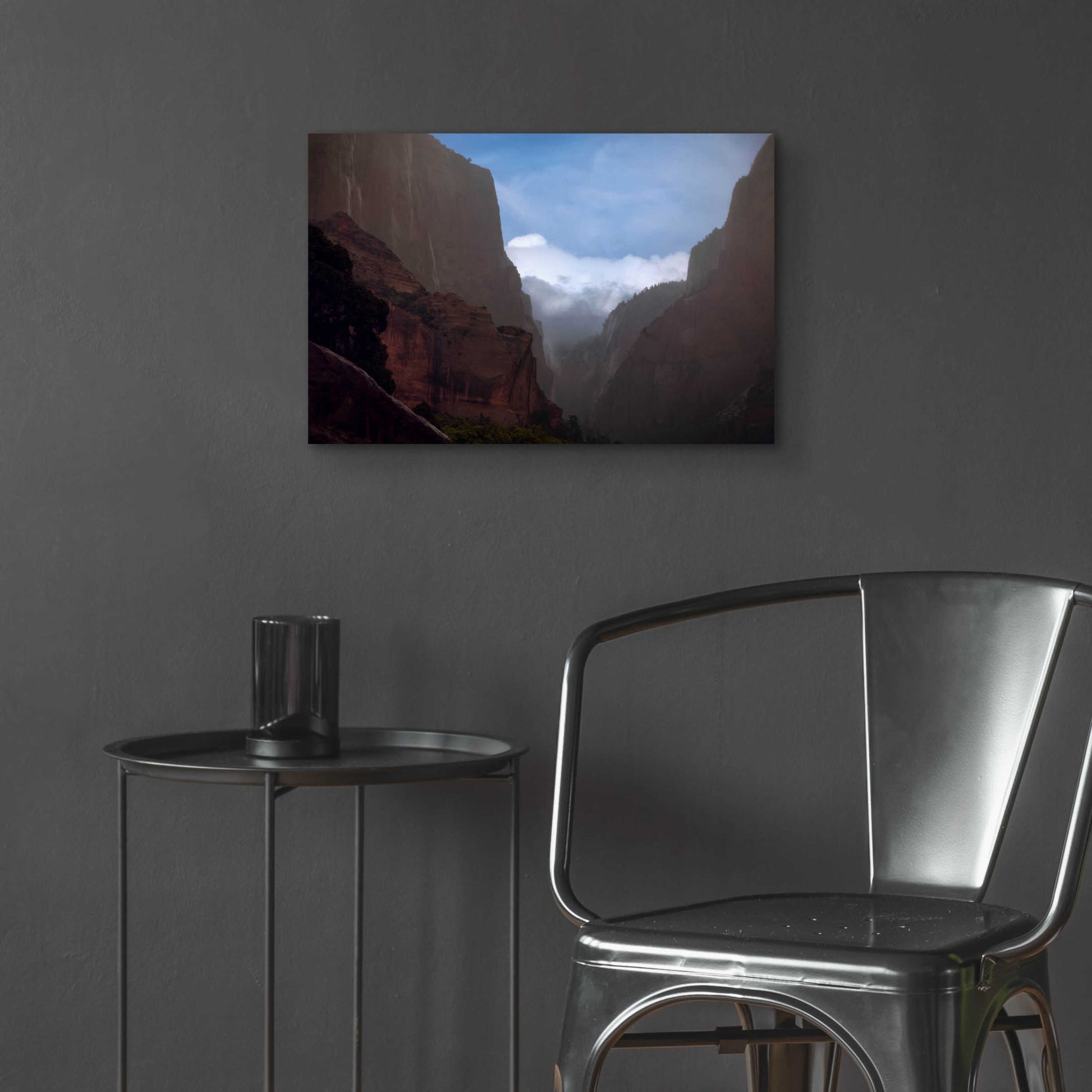 Epic Art 'Mistery Canyon I' by Sebastien Lory, Acrylic Glass Wall Art,24x16