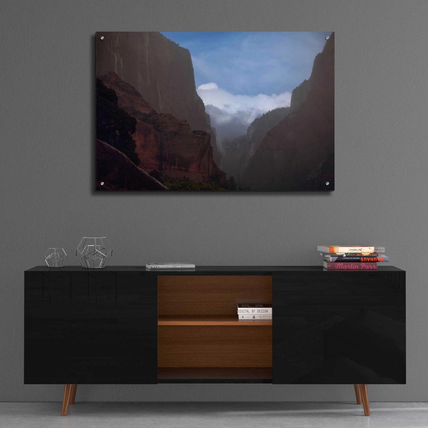 Epic Art 'Mistery Canyon I' by Sebastien Lory, Acrylic Glass Wall Art,36x24