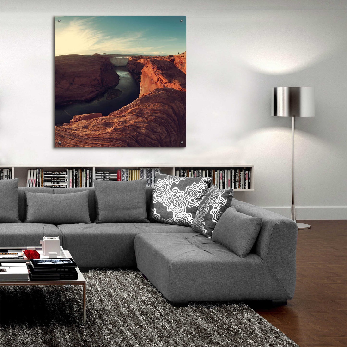 Epic Art 'Mistery Canyon II' by Sebastien Lory, Acrylic Glass Wall Art,36x36