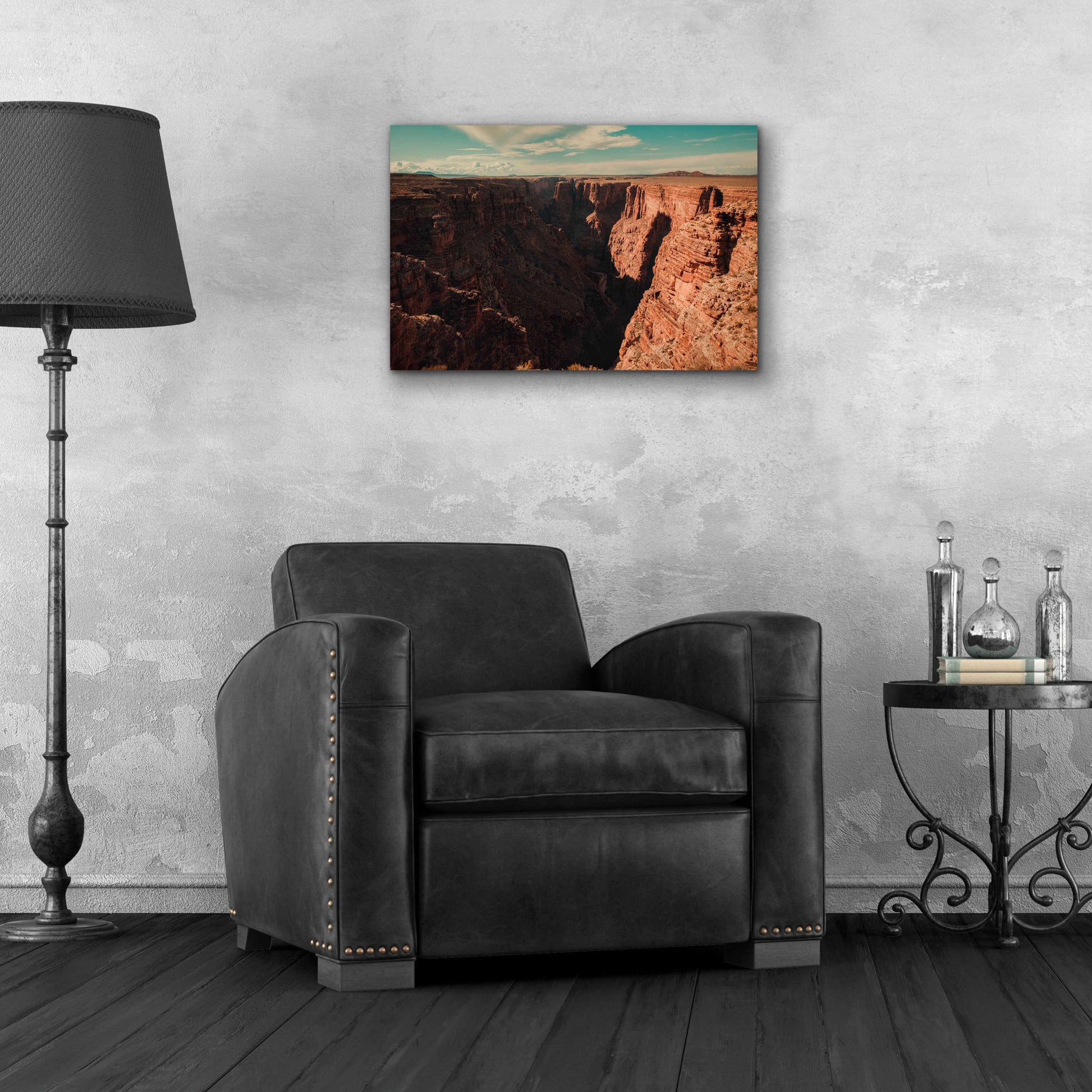 Epic Art 'Mistery Canyon III' by Sebastien Lory, Acrylic Glass Wall Art,24x16