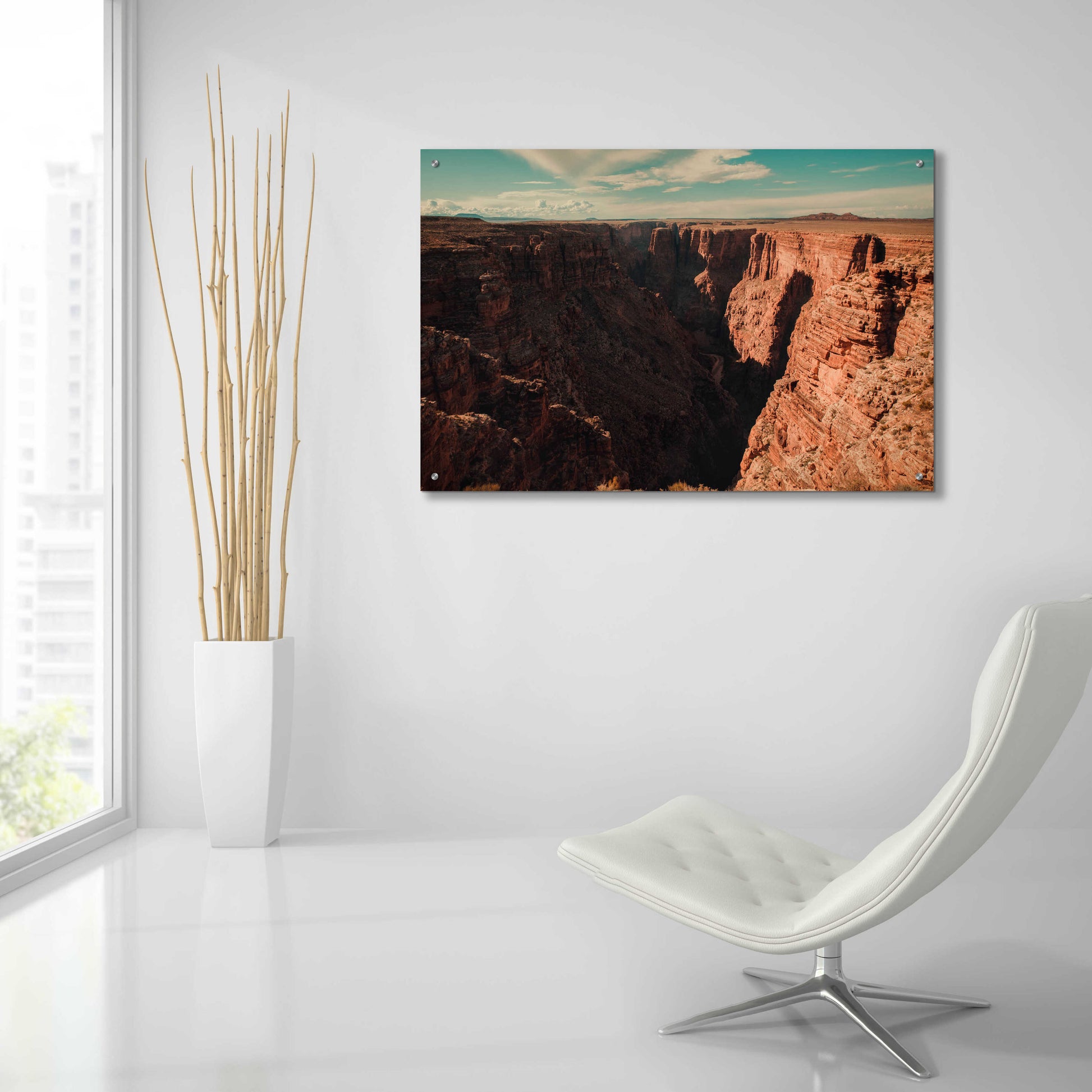 Epic Art 'Mistery Canyon III' by Sebastien Lory, Acrylic Glass Wall Art,36x24