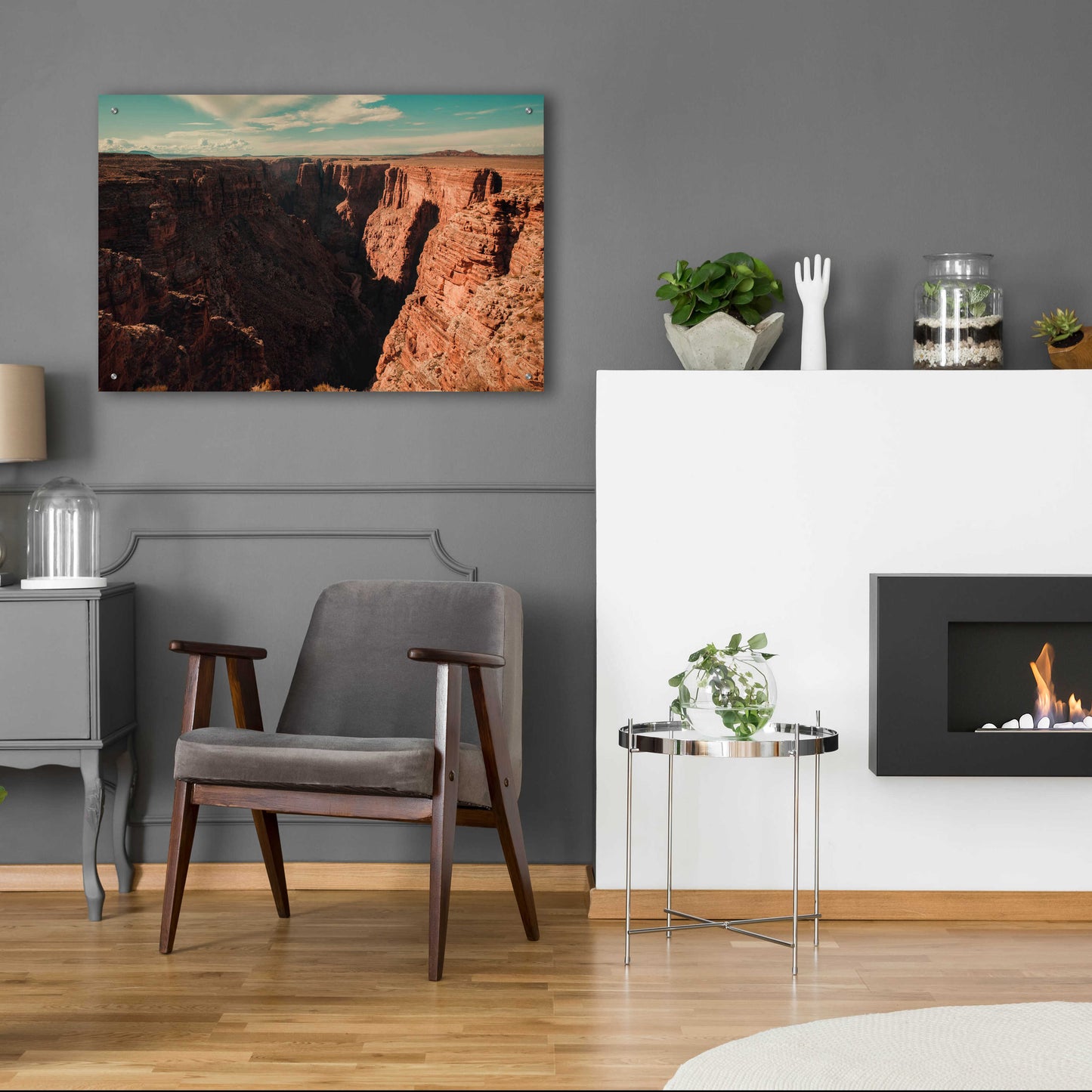 Epic Art 'Mistery Canyon III' by Sebastien Lory, Acrylic Glass Wall Art,36x24