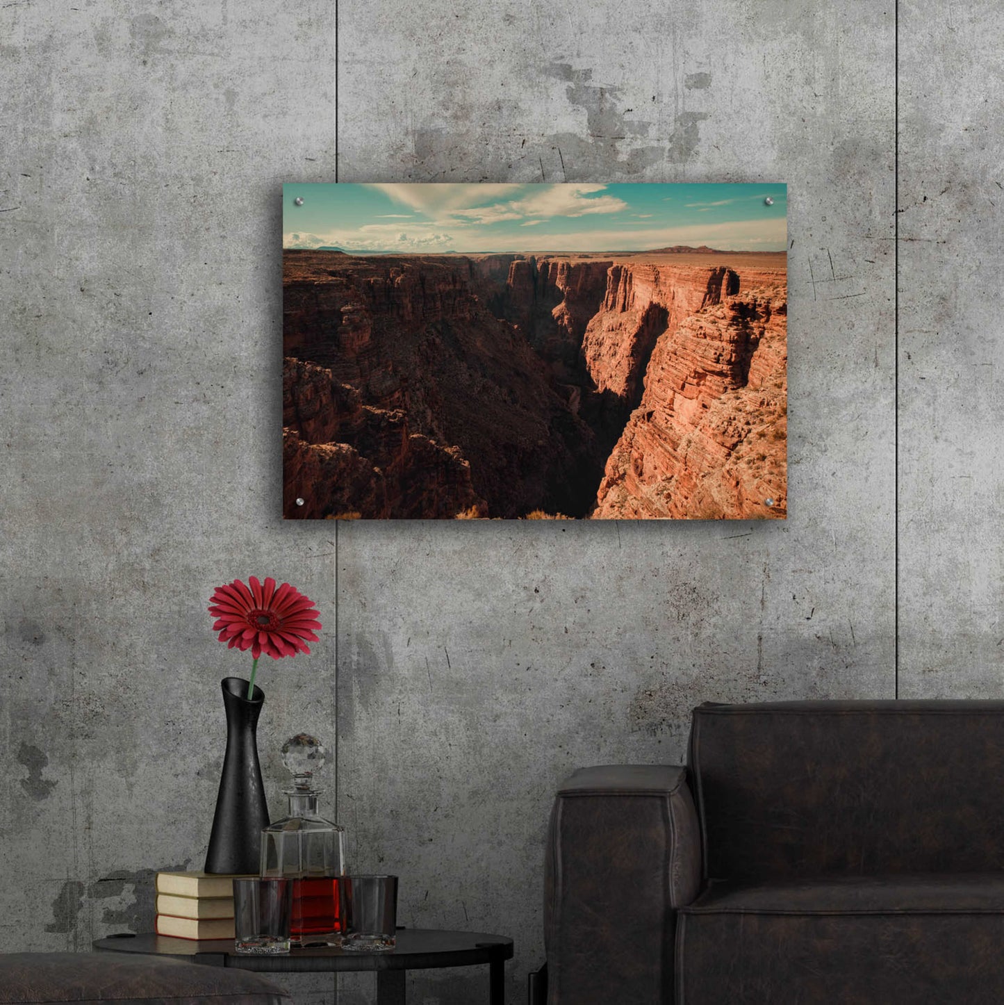 Epic Art 'Mistery Canyon III' by Sebastien Lory, Acrylic Glass Wall Art,36x24